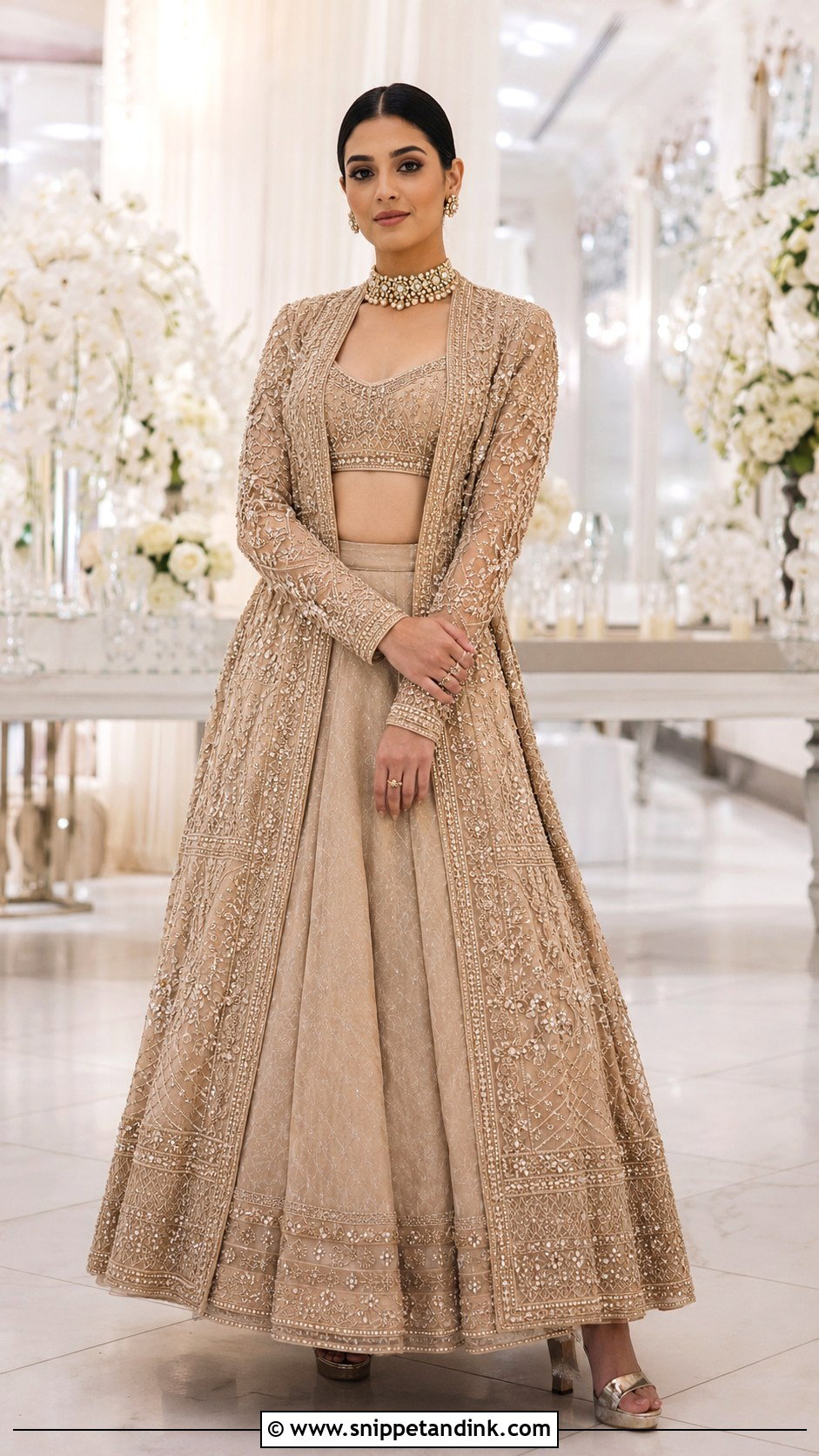 Jacket Sangeet Lehenga - Snippet and Ink - 25 Sangeet Outfits for Bride