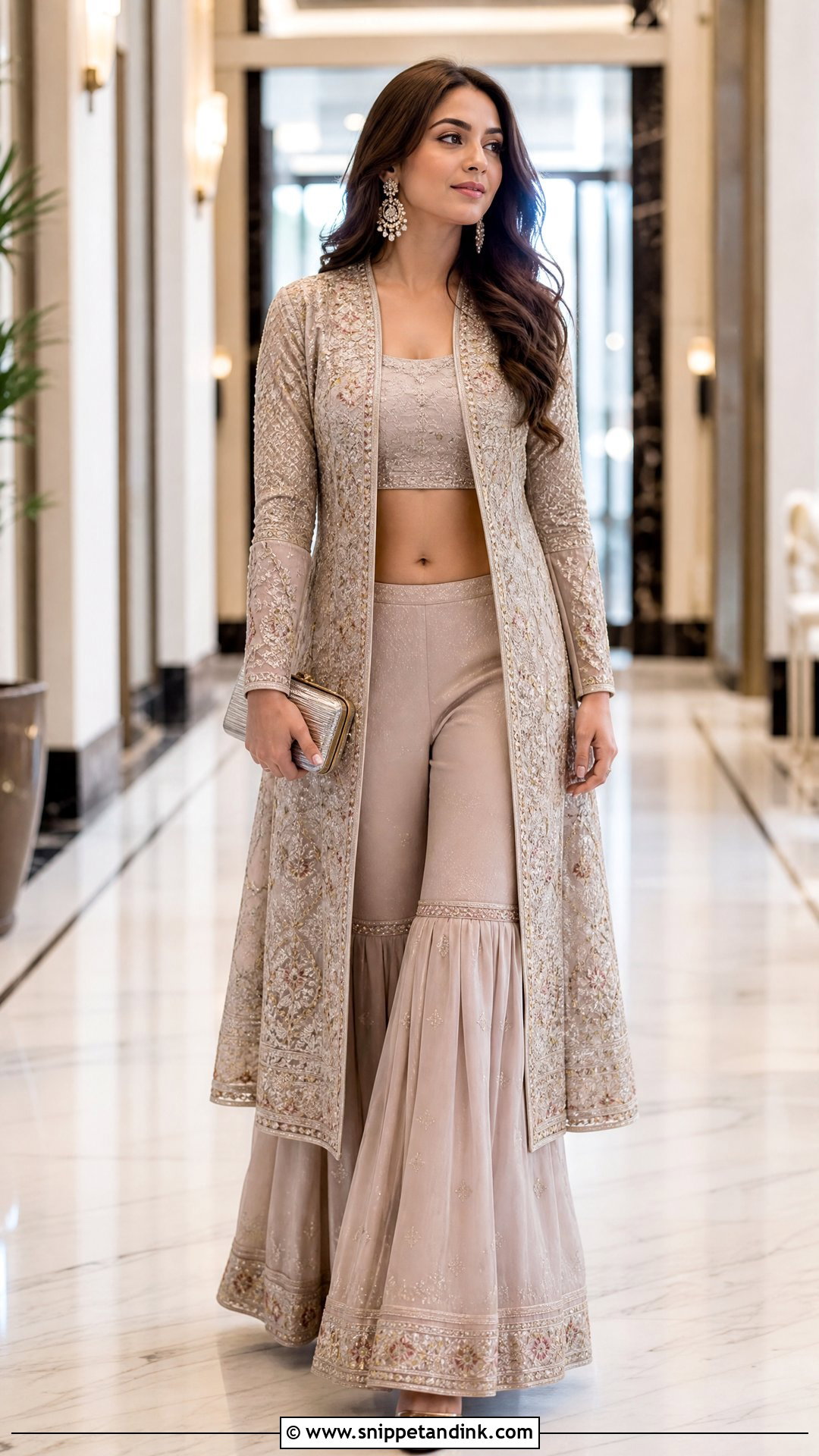 Jacket Sharara Suit - Snippet and Ink - 25 Latest Sharara Suit Designs Wedding