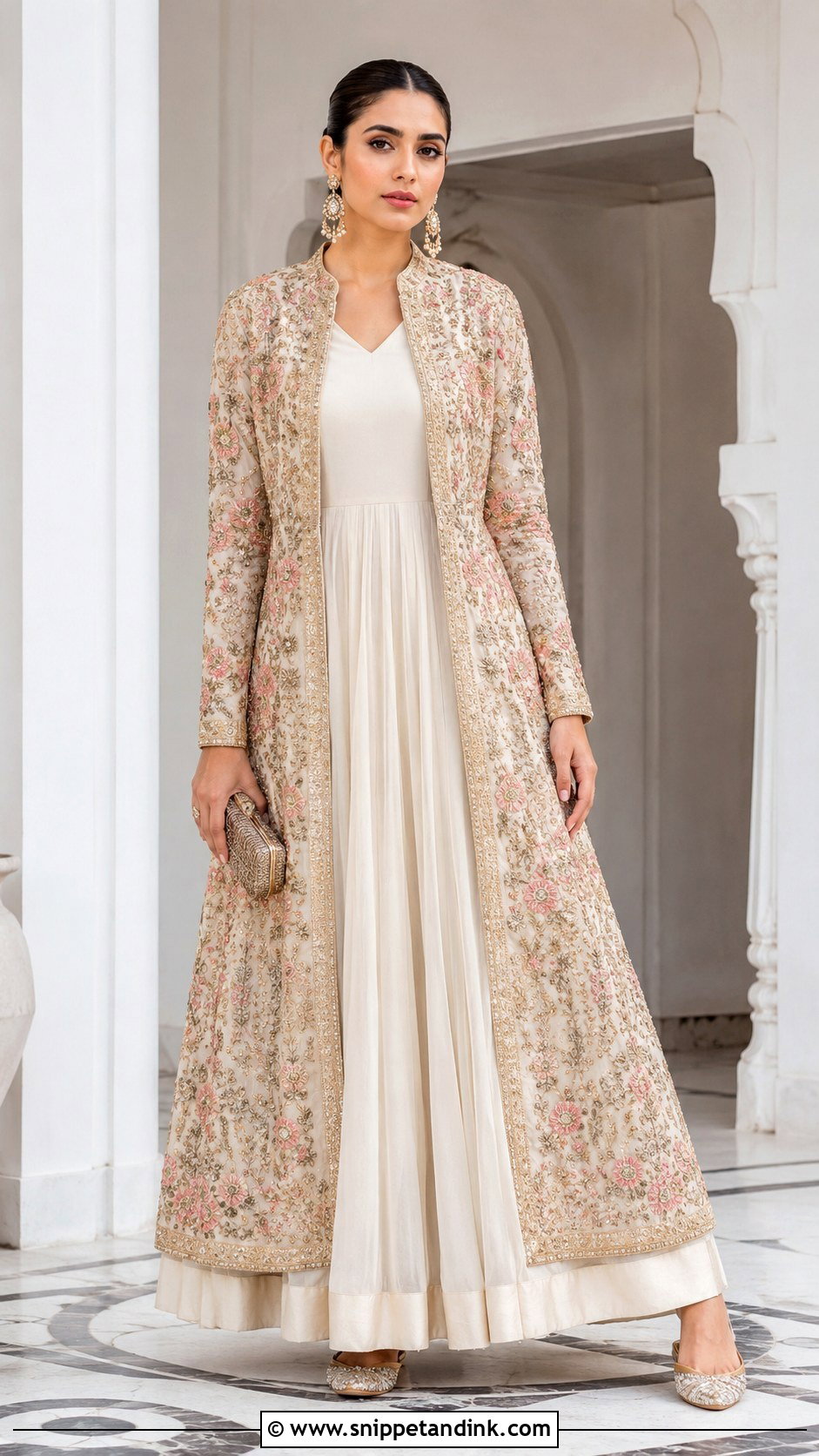 Jacket Style Anarkali Dress - Snippet and Ink - 20 Grand Anarkali Dress Ideas