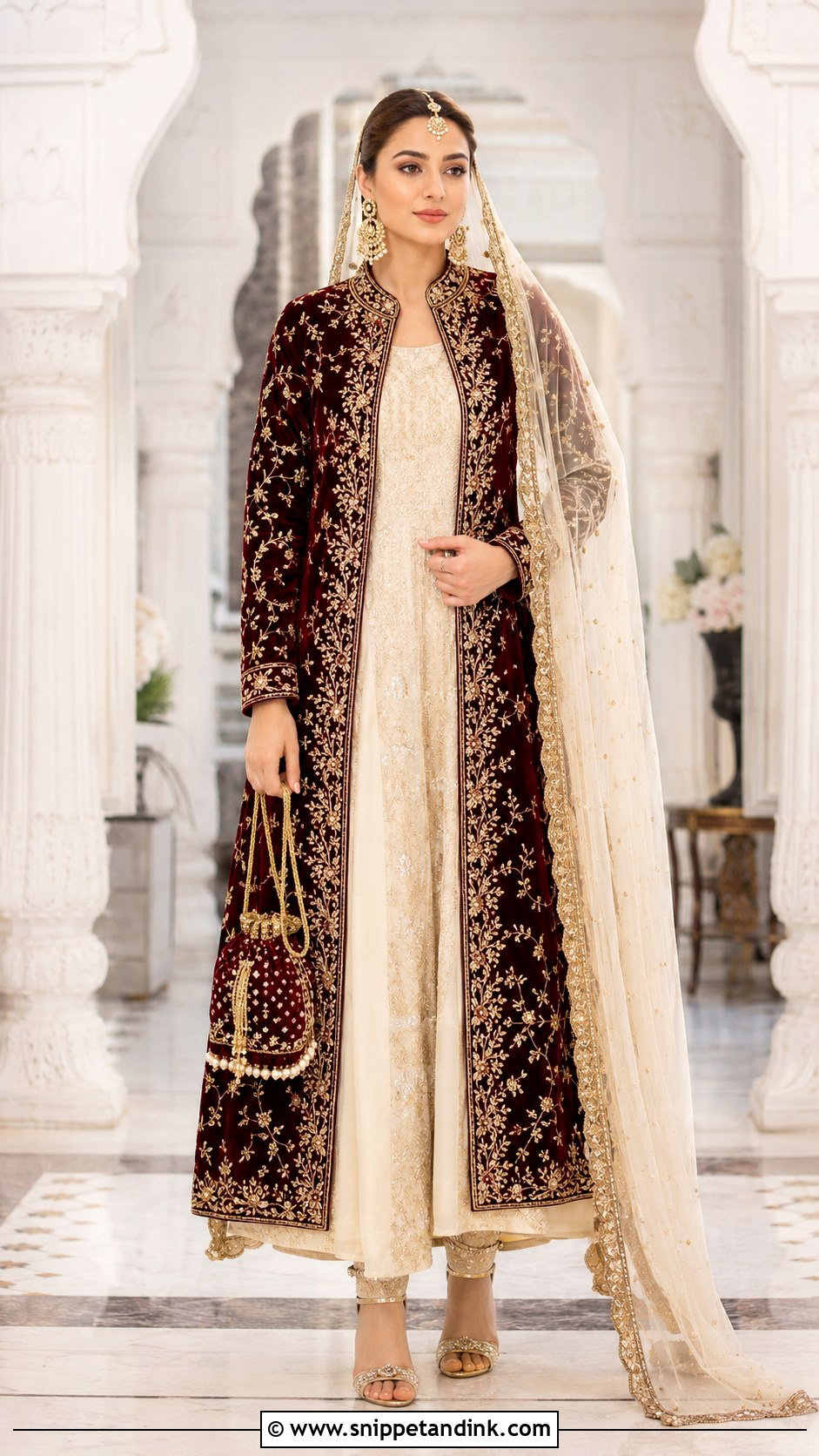 Jacket Style Bridal Anarkali Suit - Snippet and Ink - 20 Bridal Anarkali Suits Brides