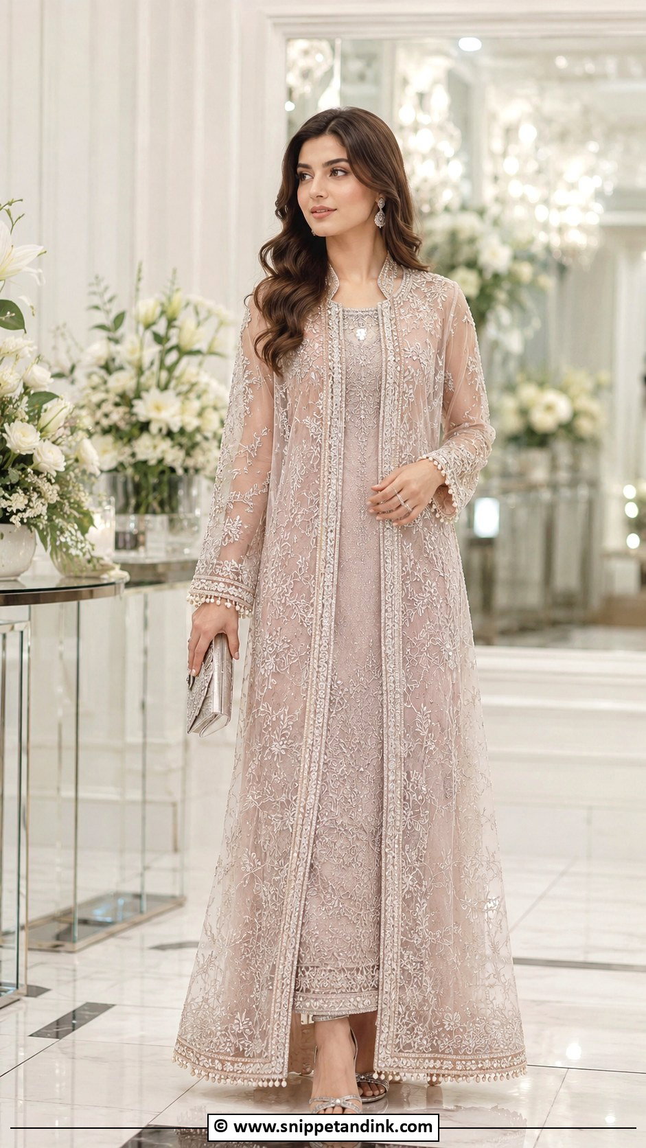 Jacket Style Valima Dress - Snippet and Ink - 25 Valima Dress Ideas