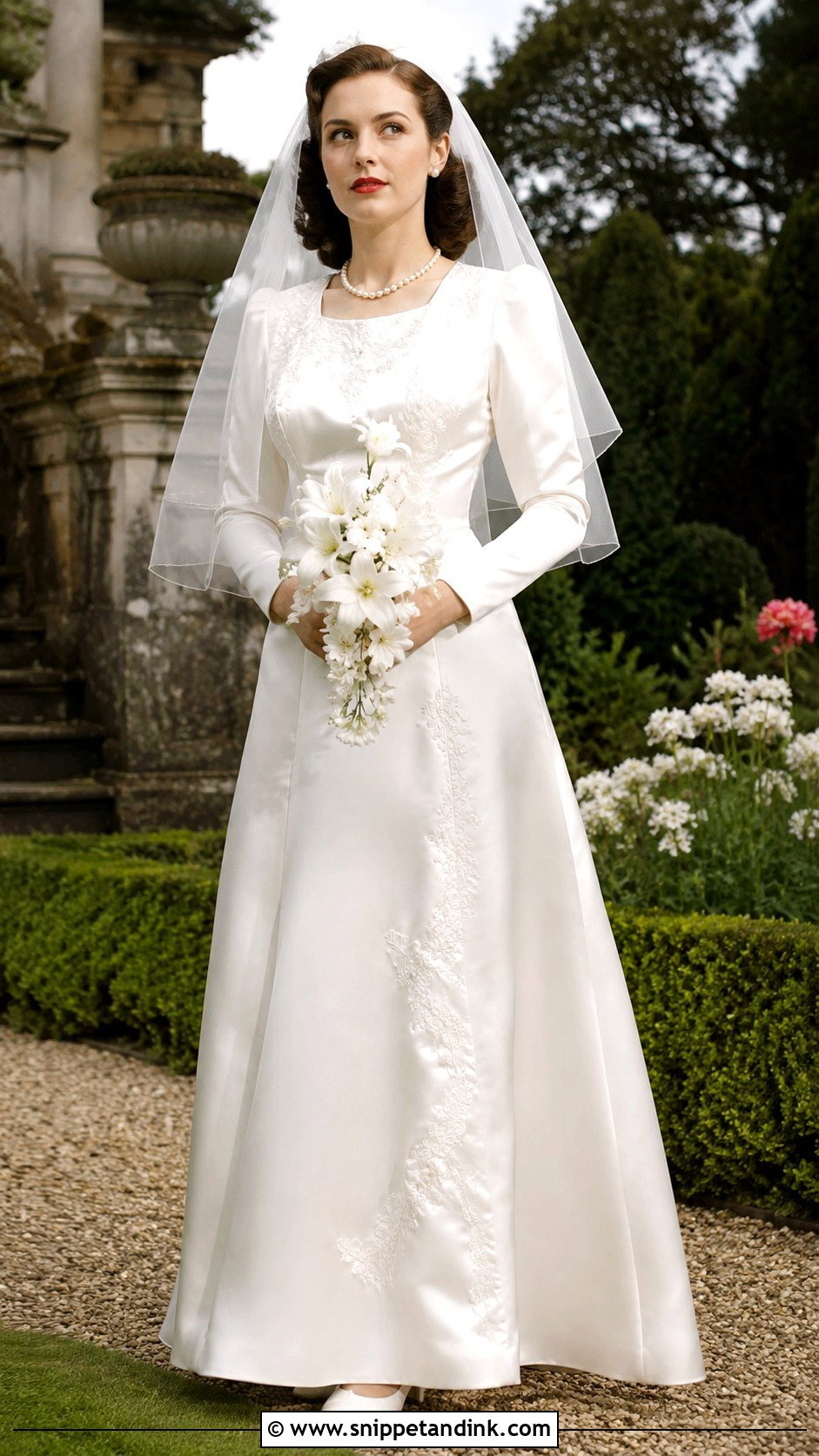 Jane Tanner Trimingham Wedding Dress - Snippet and Ink - 20 Ann Lowe Dresses