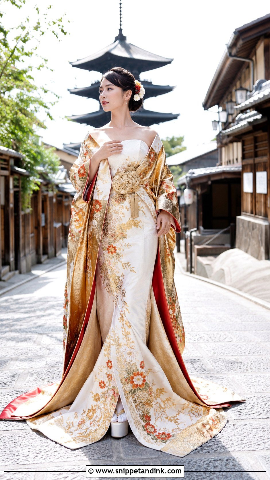 Japanese Bridal Photo Shoot Dress - Snippet and Ink - 30 Japanese Wedding Dress Ideas