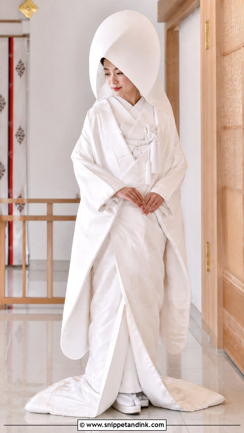 Japanese Traditional Marriage Shiromuku Outfit - Snippet and Ink - 20 Traditional Marriage Outfit Ideas