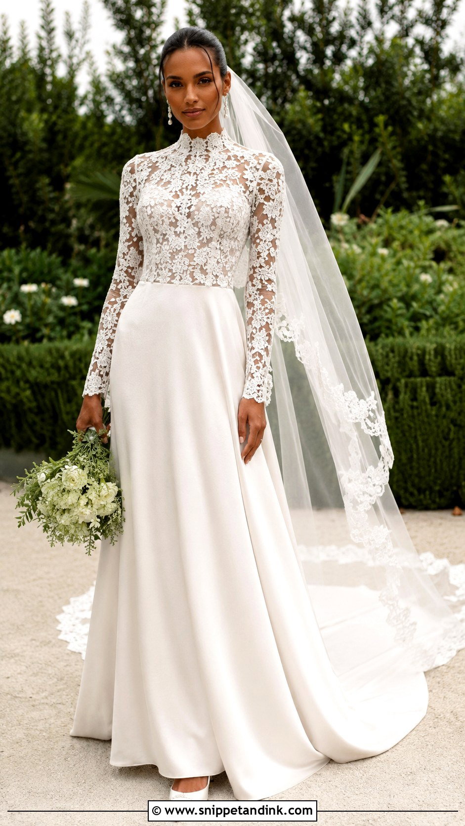Jasmine Tookes Lace A Line Wedding Dress - Snippet and Ink - 20 Jasmine Tookes Wedding Dress Ideas