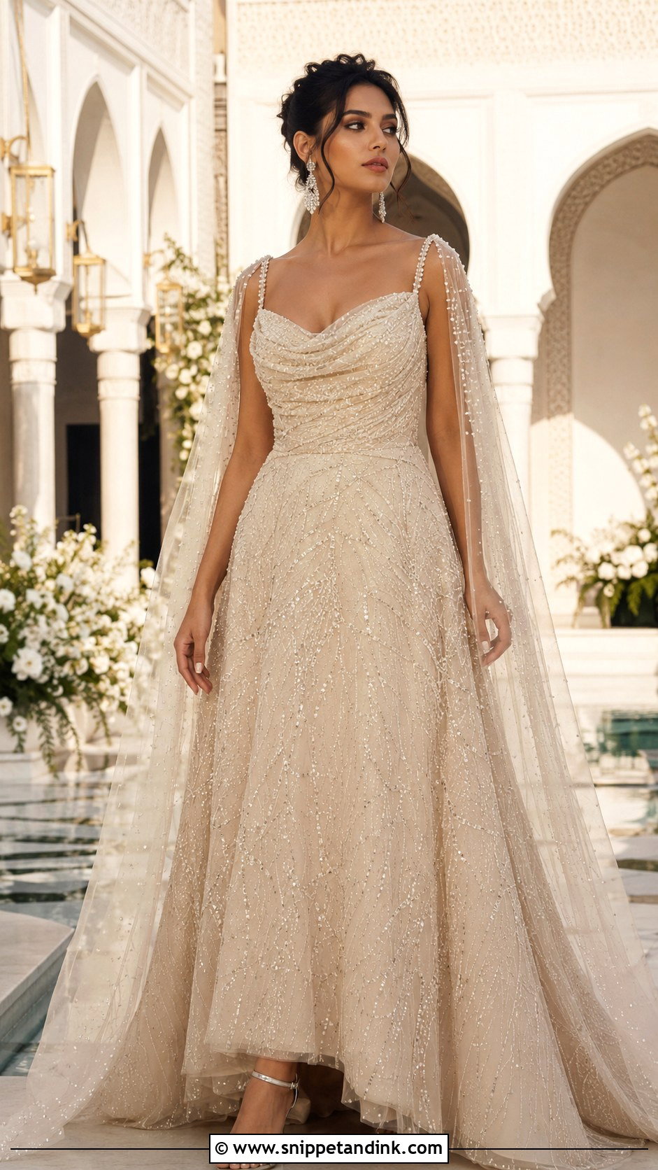 Jasmine Wedding Dress - Snippet and Ink - 25 Fairytale Wedding Dress Princesses Ideas