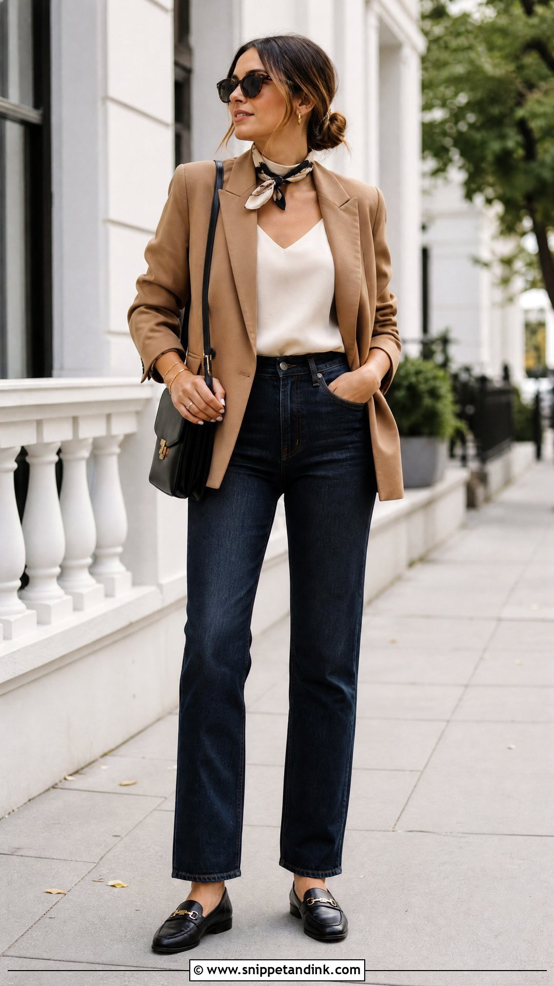 Jeans And Blazer City Honeymoon Outfit - Snippet and Ink - 20 Outfits for Honeymoon