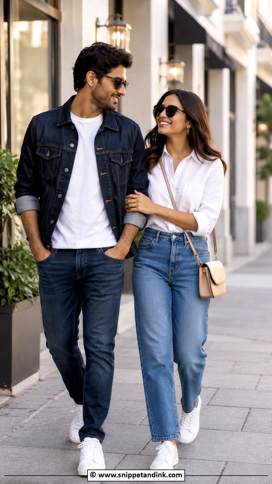 Jeans And White Shirt Prewedding Outfit - Snippet and Ink - 30 Casual Prewedding Outfit Ideas