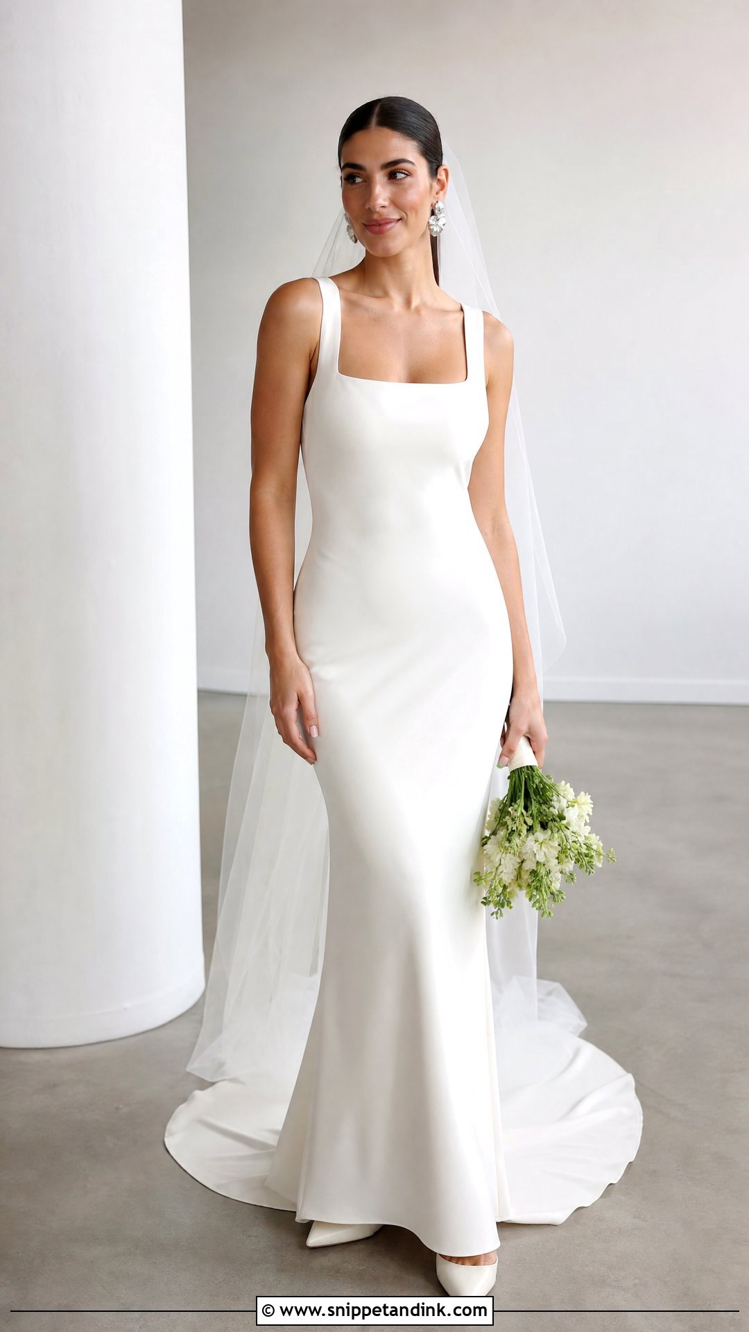 Jenny Yoo Crepe Wedding Dress - Snippet and Ink - 25 Jenny Yoo Wedding Dress Ideas