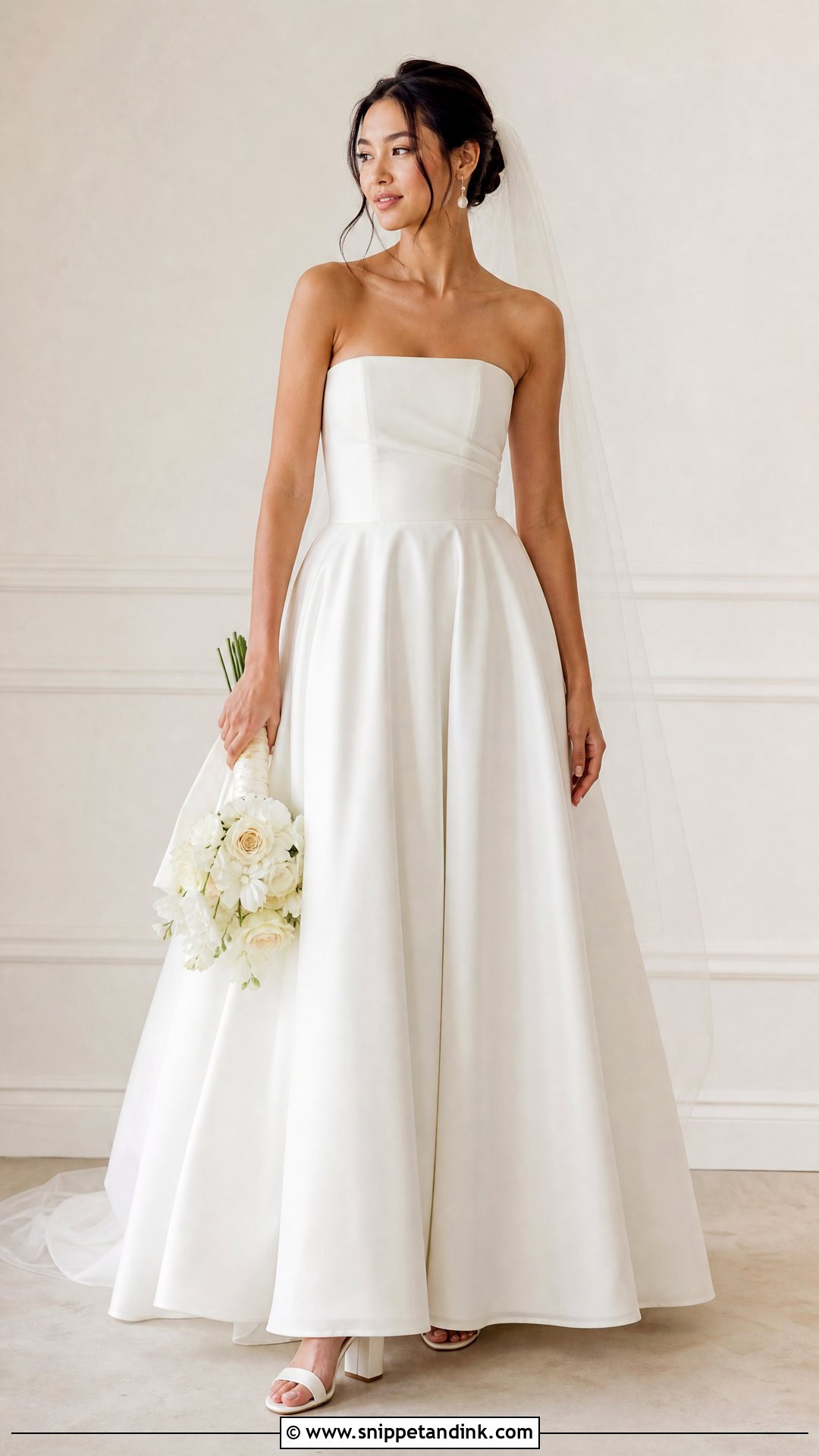 Jenny Yoo Strapless Wedding Dress - Snippet and Ink - 25 Jenny Yoo Wedding Dress Ideas