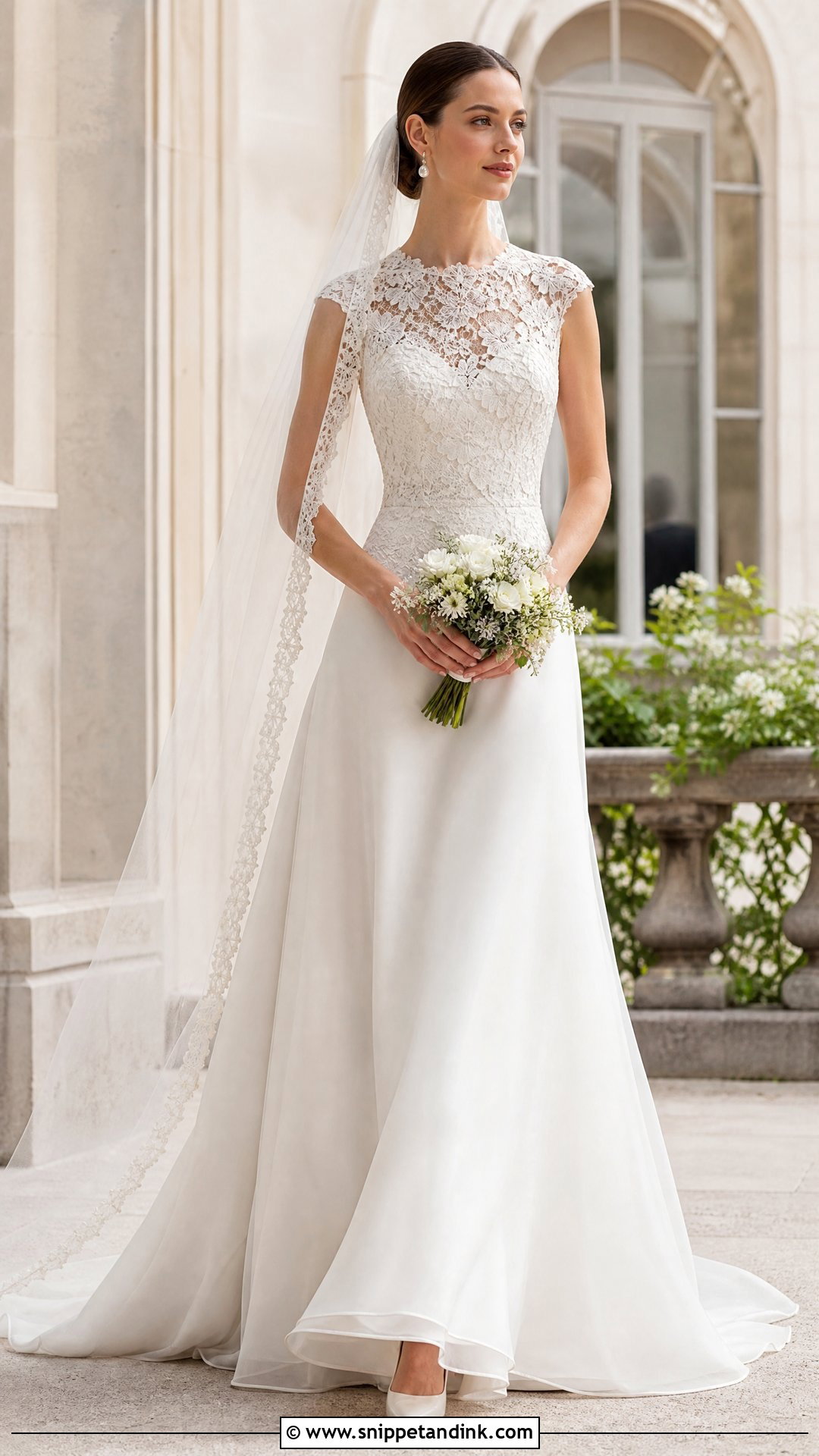 Jesus Peiro Lace Bodice Wedding Dress - Snippet and Ink - 20 Jesus Peiro Wedding Dress Ideas