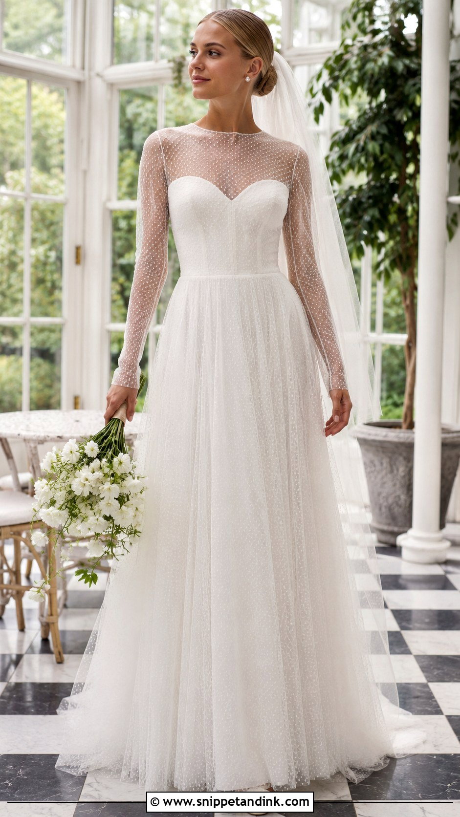 Jesus Peiro Polka Dot Tulle Wedding Dress - Snippet and Ink - 20 Jesus Peiro Wedding Dress Ideas