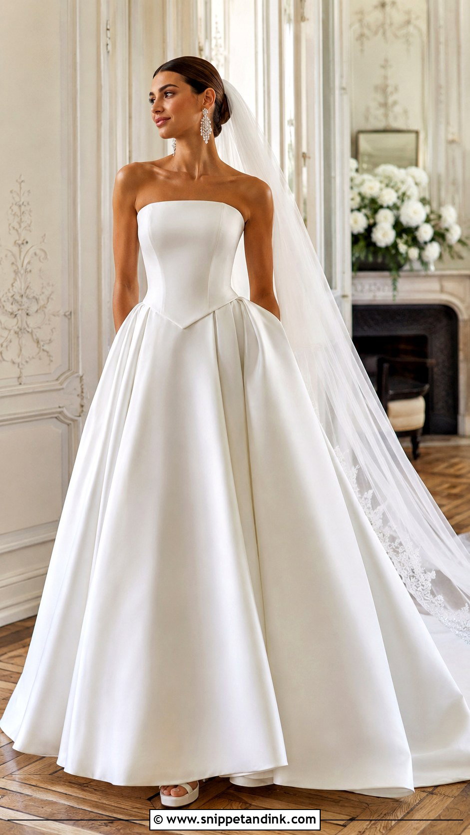 Jesus Peiro Strapless Ball Gown Wedding Dress - Snippet and Ink - 20 Jesus Peiro Wedding Dress Ideas