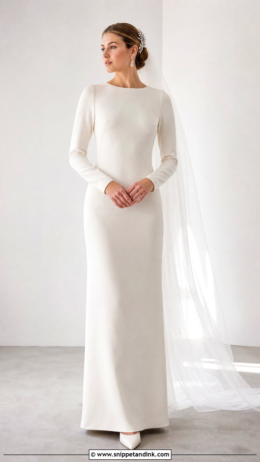 Jewel Neckline Wedding Dress - Snippet and Ink - 20 Wedding Dresses Neckline