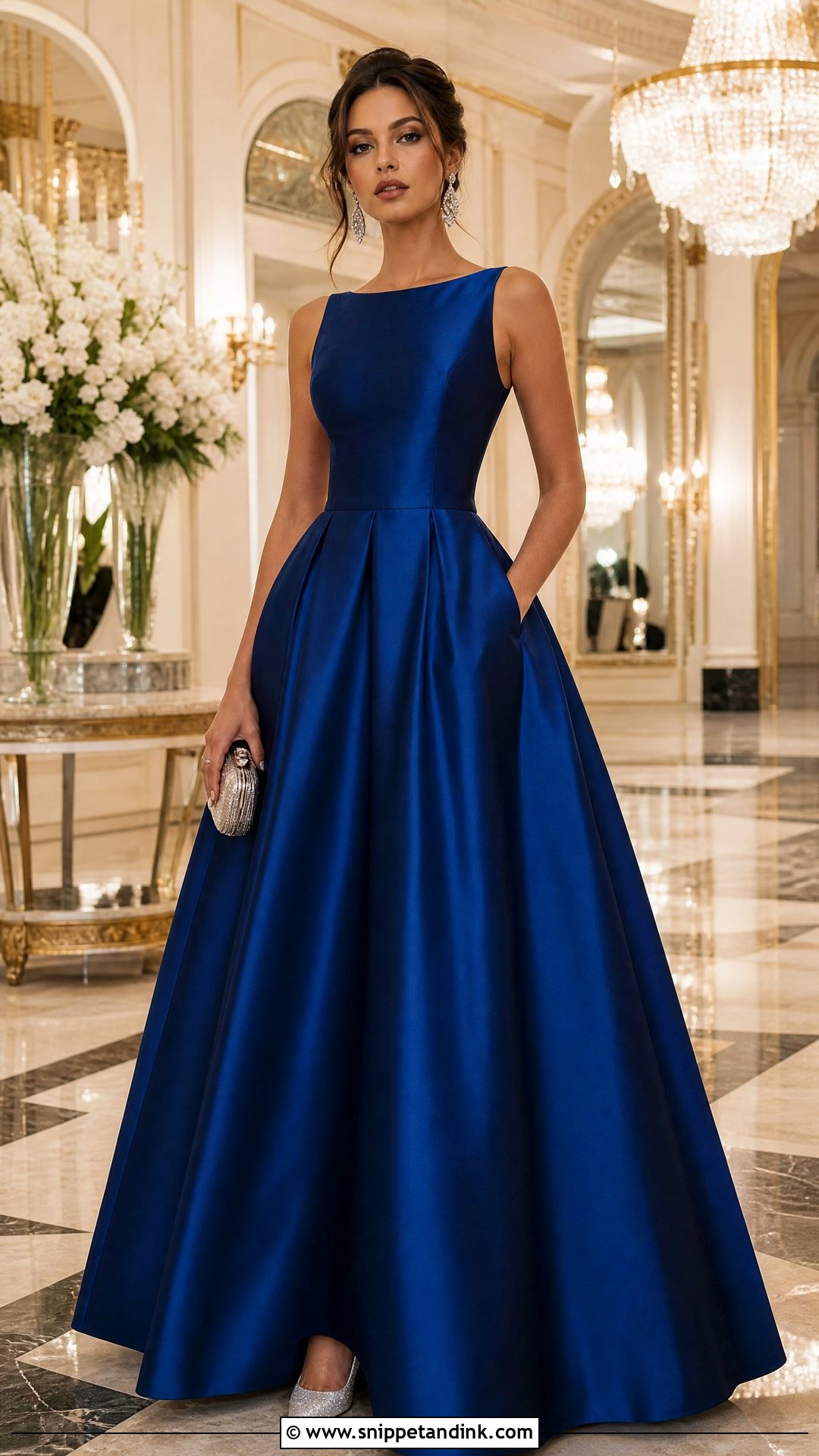 Jewel Tone Ball Gown for a Black Tie Wedding - Snippet and Ink - 20 What to Wear to a Black Tie Wedding Ideas