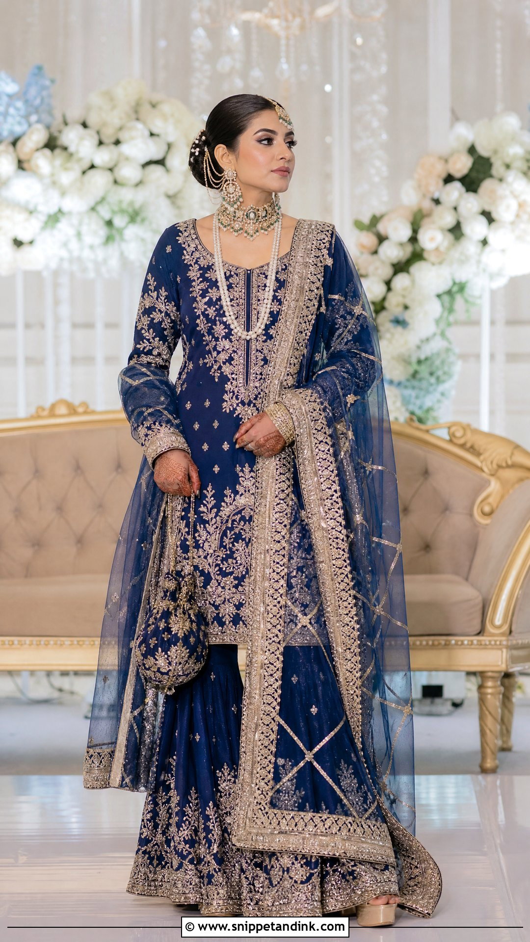 Jewel Tone Reception Hyderabadi Bride - Snippet and Ink - 20 Hyderabadi Bride Ideas