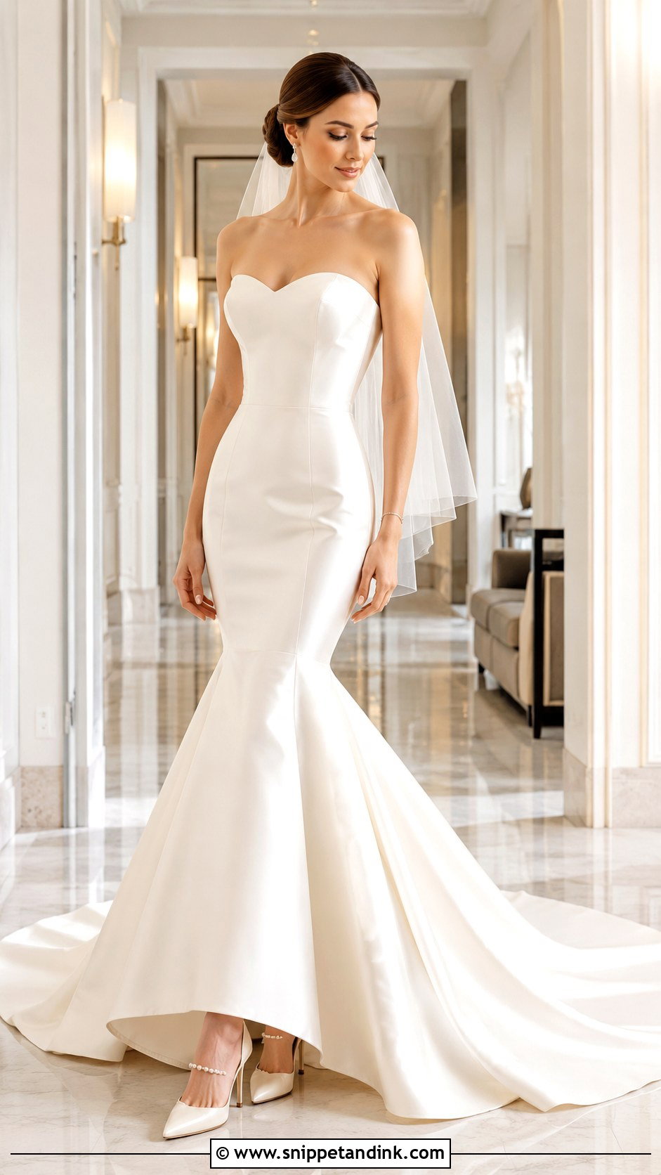 Jimmy Choo Mermaid Wedding Dress Outfit - Snippet and Ink - 20 Jimmy Choo Bridal Dress Ideas
