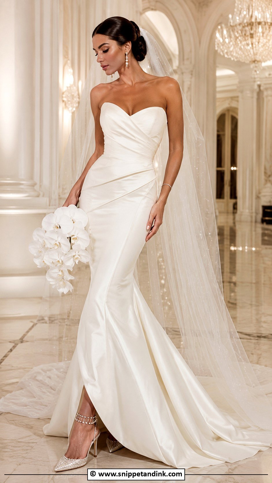 Jimmy Choo Mermaid Wedding Dress - Snippet and Ink - 30 Jimmy Choo Wedding Dress Ideas