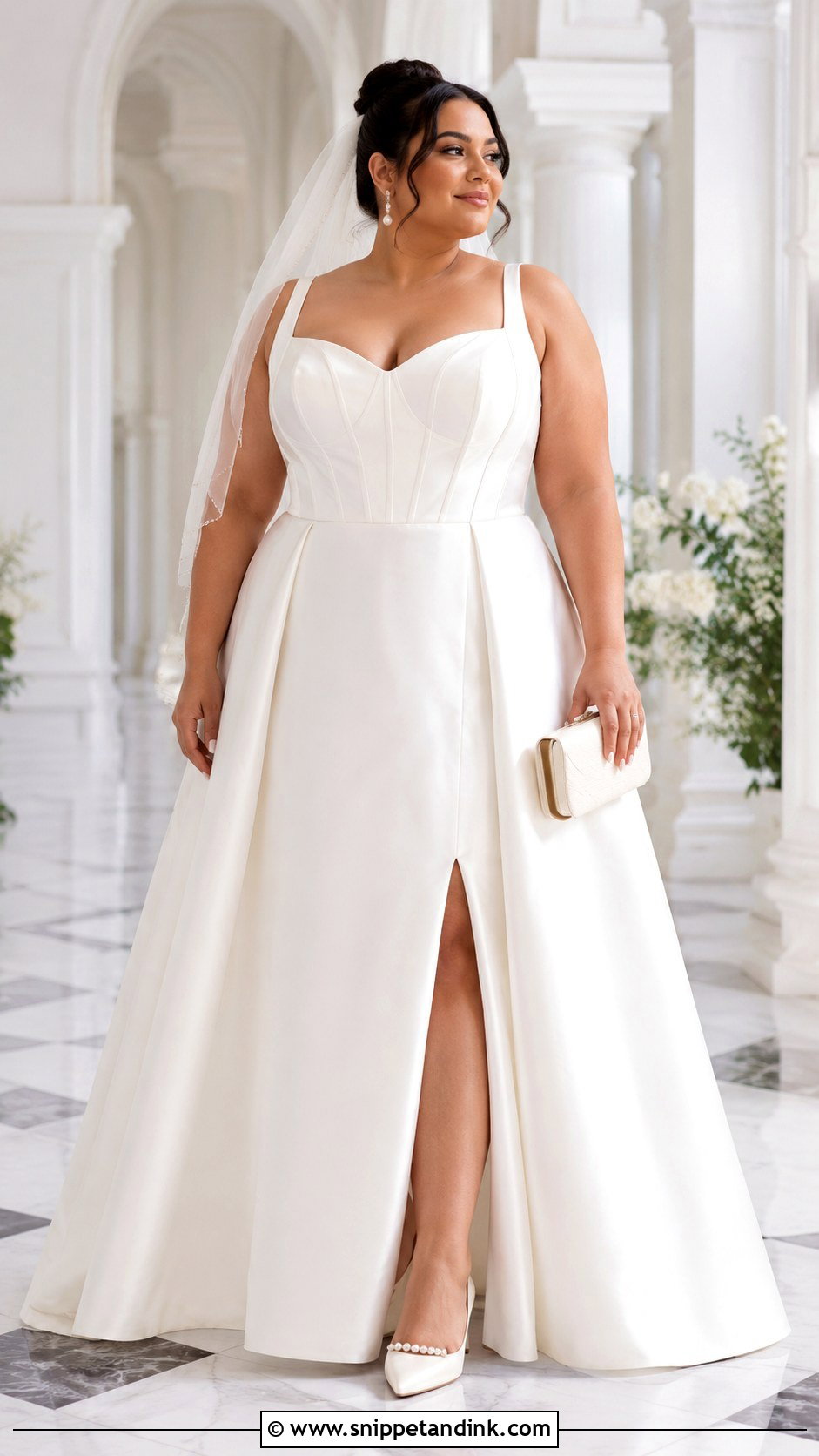 Jimmy Choo Plus Size Corset Gown Outfit - Snippet and Ink - 20 Jimmy Choo Bridal Dress Ideas