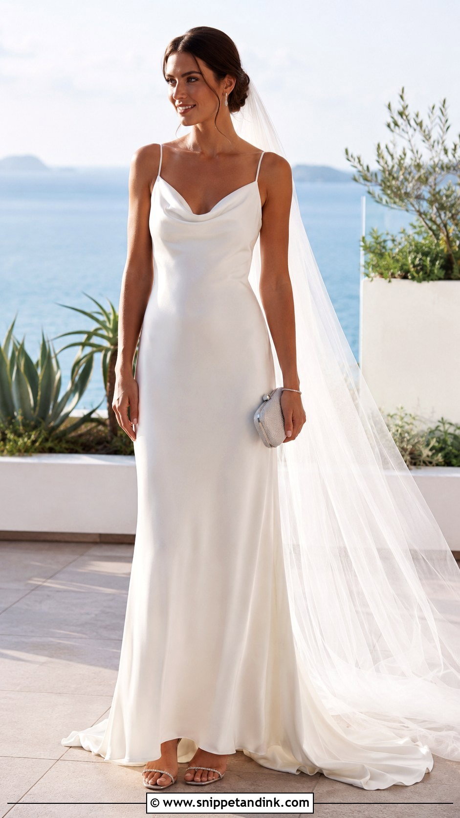 Jimmy Choo Slip Wedding Dress Outfit - Snippet and Ink - 20 Jimmy Choo Bridal Dress Ideas