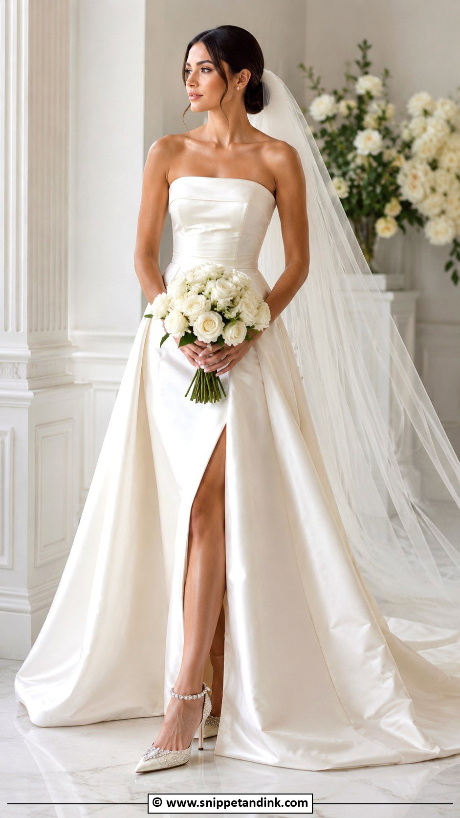 Jimmy Choo Strapless Wedding Dress - Snippet and Ink - 30 Jimmy Choo Wedding Dress Ideas
