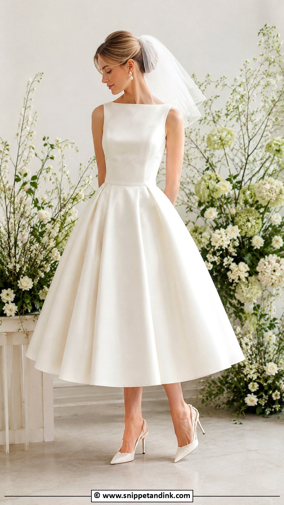 Jimmy Choo Tea Length Wedding Dress - Snippet and Ink - 30 Jimmy Choo Wedding Dress Ideas
