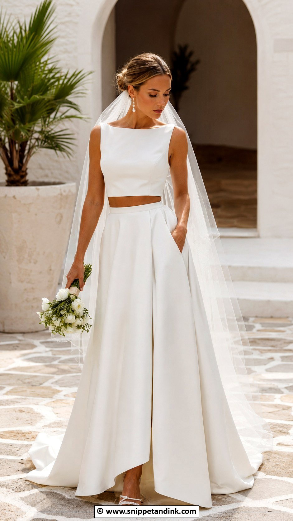 Jimmy Choo Two Piece Wedding Dress - Snippet and Ink - 30 Jimmy Choo Wedding Dress Ideas