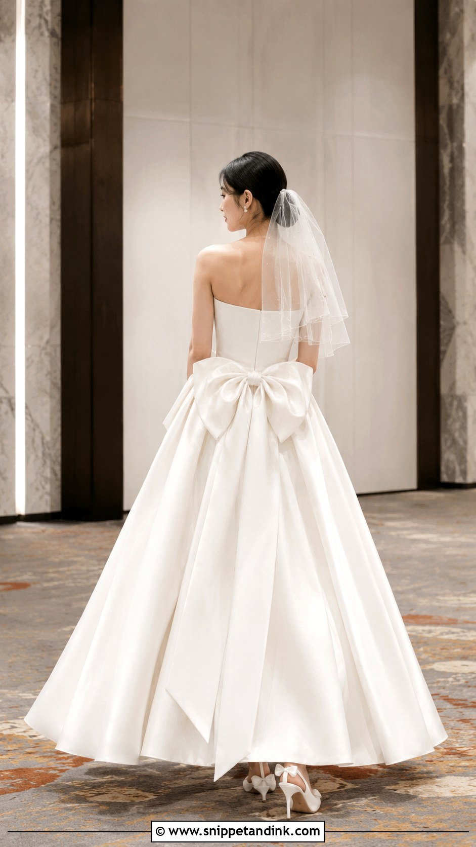 Jisoo Bow Back Wedding Dress - Snippet and Ink - 20 Jisoo Wedding Dress Ideas