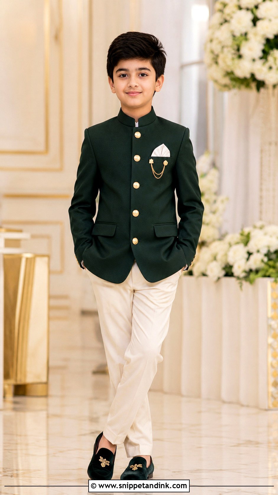 Jodhpuri Suit Indian Kids Wedding Dress - Snippet and Ink - 25 Indian Kids Wedding Dresses