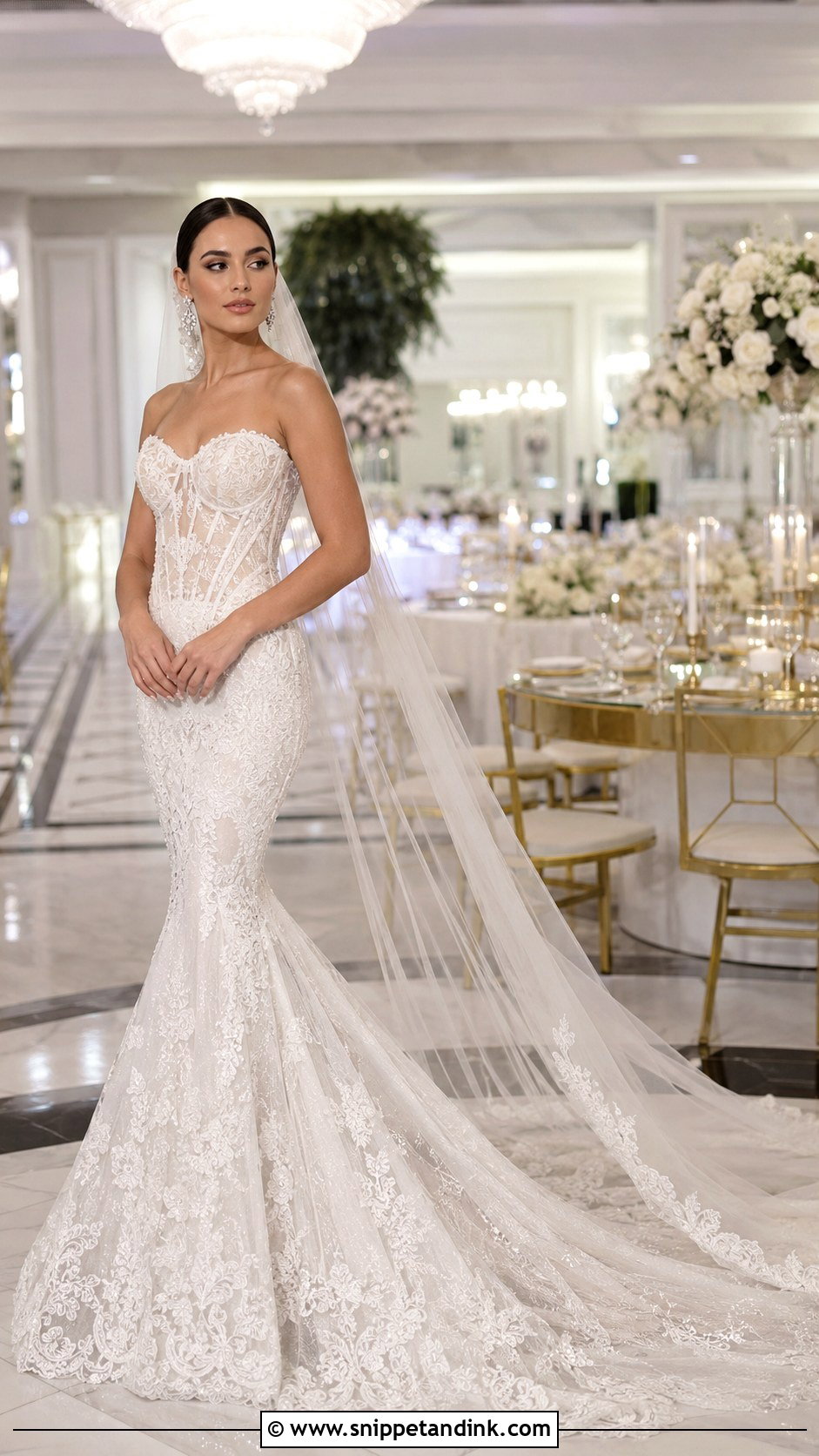 Joli Poli Fishtail Wedding Dress - Snippet and Ink - 20 Joli Poli Wedding Dress Ideas