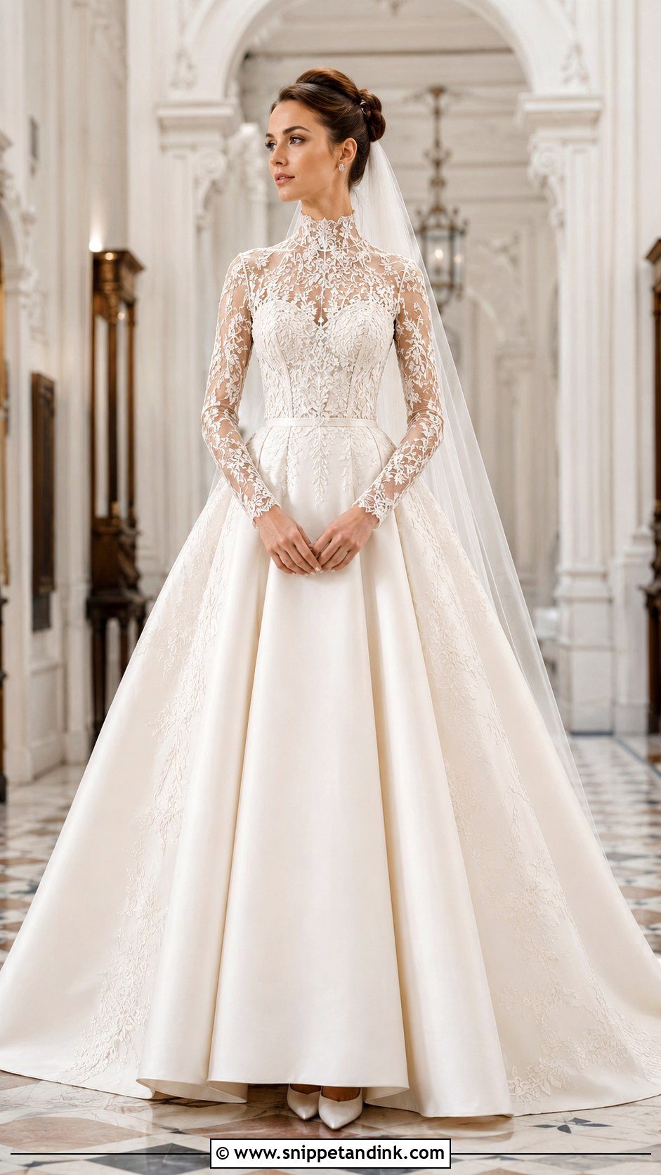 Joli Poli High Neck Wedding Dress - Snippet and Ink - 20 Joli Poli Wedding Dress Ideas