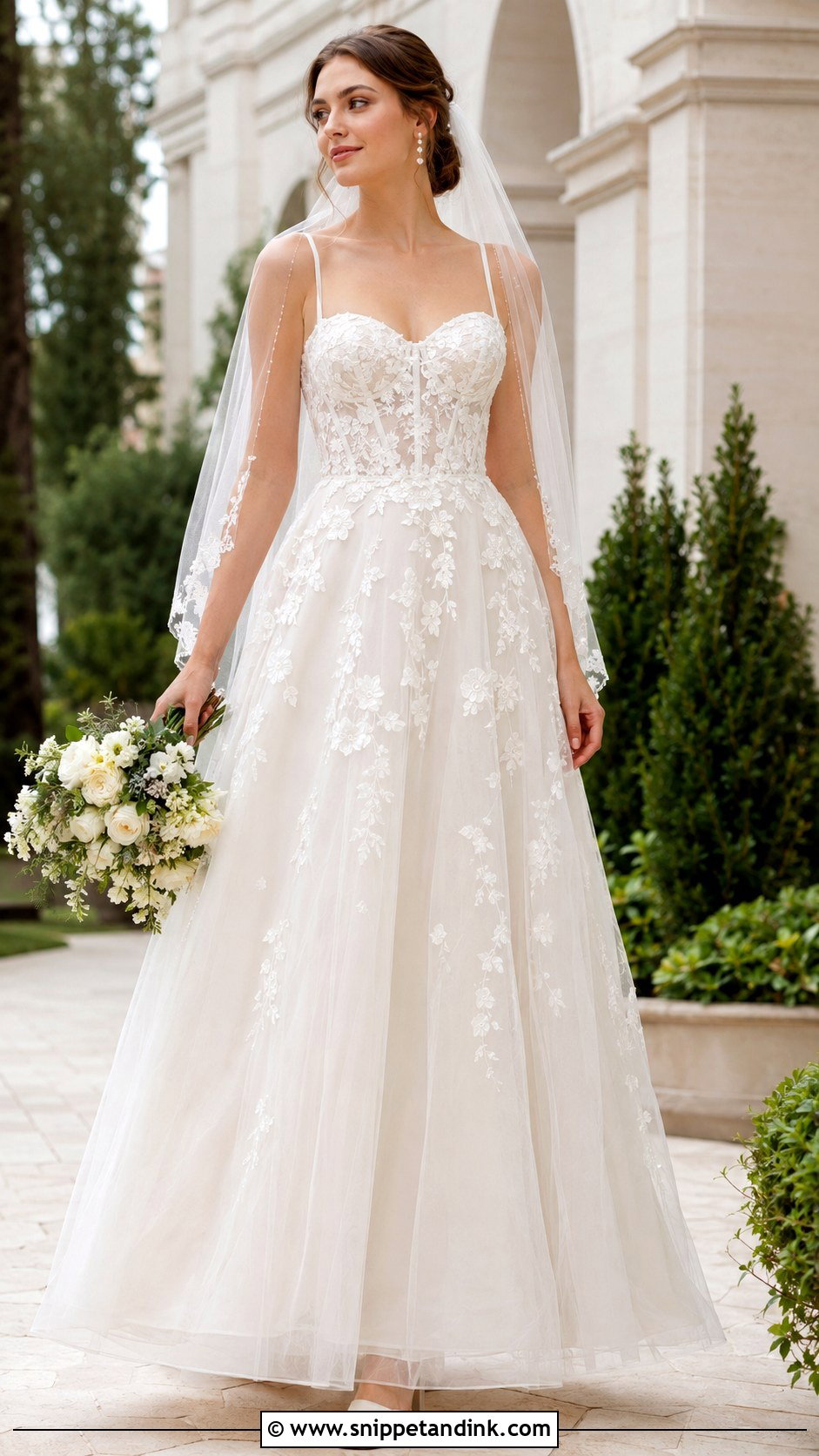 JoliPoli A Line Wedding Dress - Snippet and Ink - 20 Jolipoli Wedding Dress Ideas