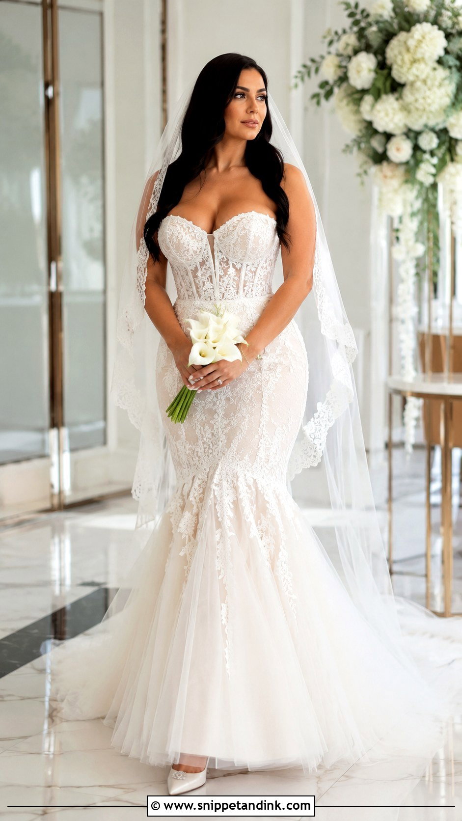 JoliPoli Mermaid Lace Wedding Dress - Snippet and Ink - 20 Jolipoli Wedding Dress Ideas