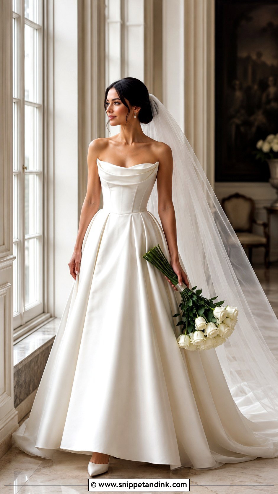 JoliPoli Satin Wedding Dress - Snippet and Ink - 20 Jolipoli Wedding Dress Ideas