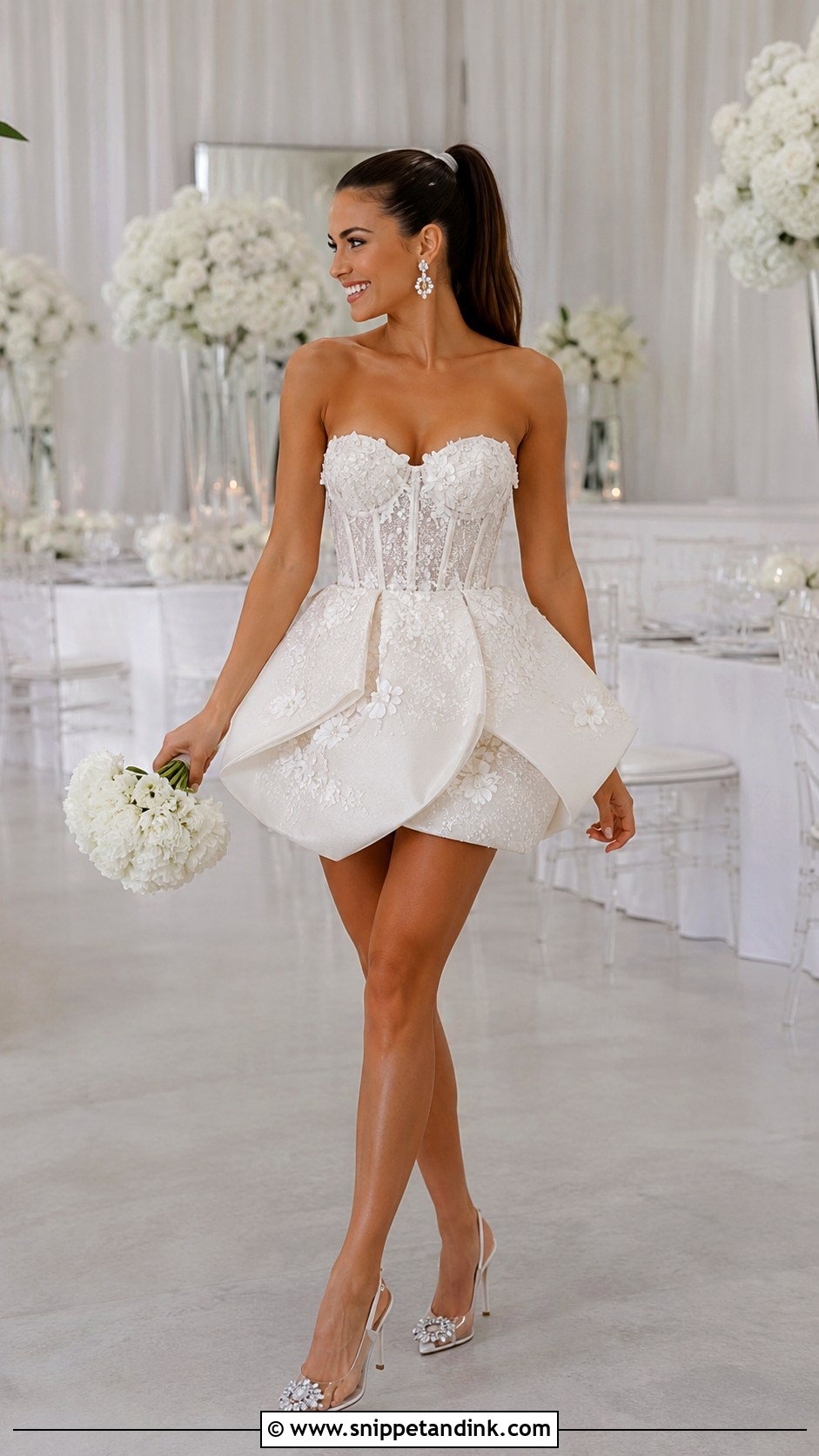 JoliPoli Short Reception Wedding Dress - Snippet and Ink - 20 Jolipoli Wedding Dress Ideas