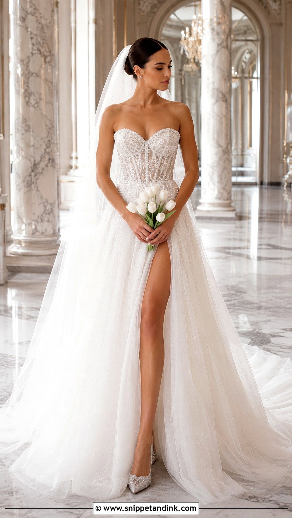 JoliPoli Sparkling Corset Wedding Dress - Snippet and Ink - 20 Jolipoli Wedding Dress Ideas