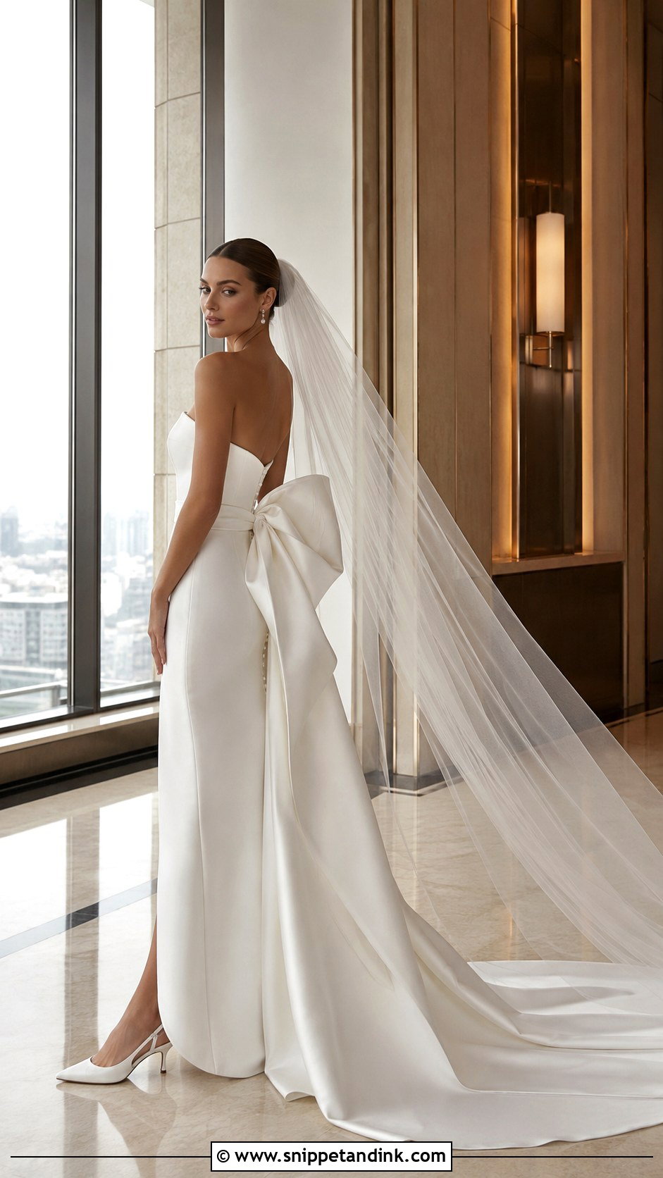 Julie Vino Wedding Dress With Bow - Snippet and Ink - 20 Julie Vino Wedding Dress Ideas