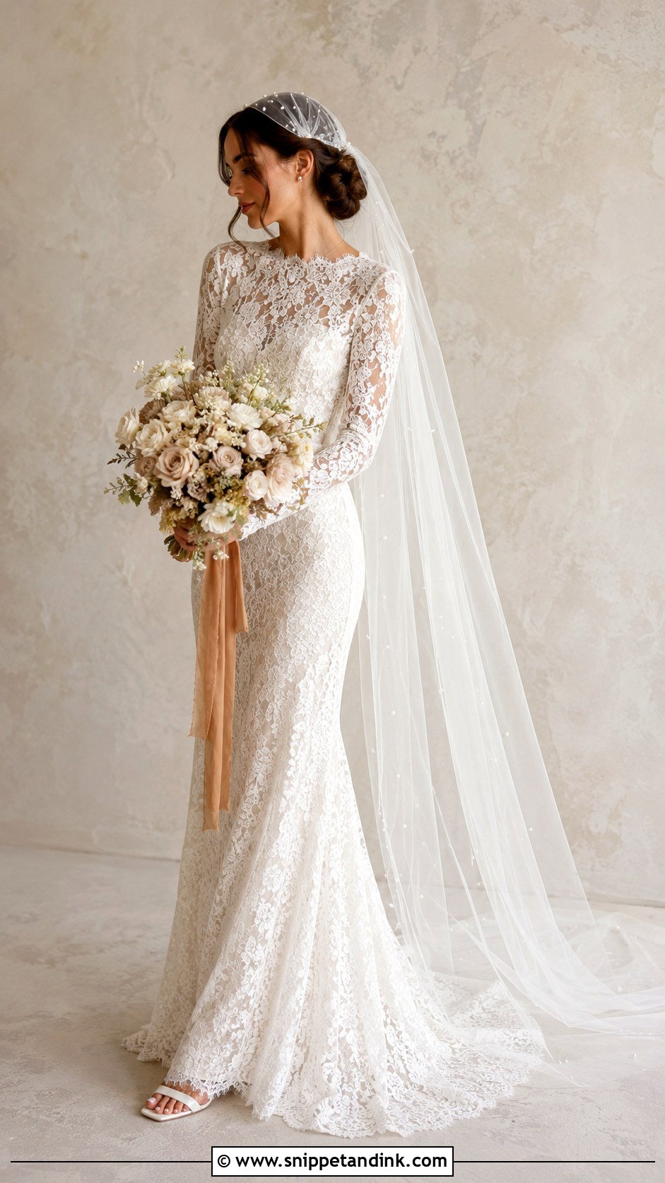 Juliet Cap Custom Veil - Snippet and Ink - 25 Custom Veil Ideas