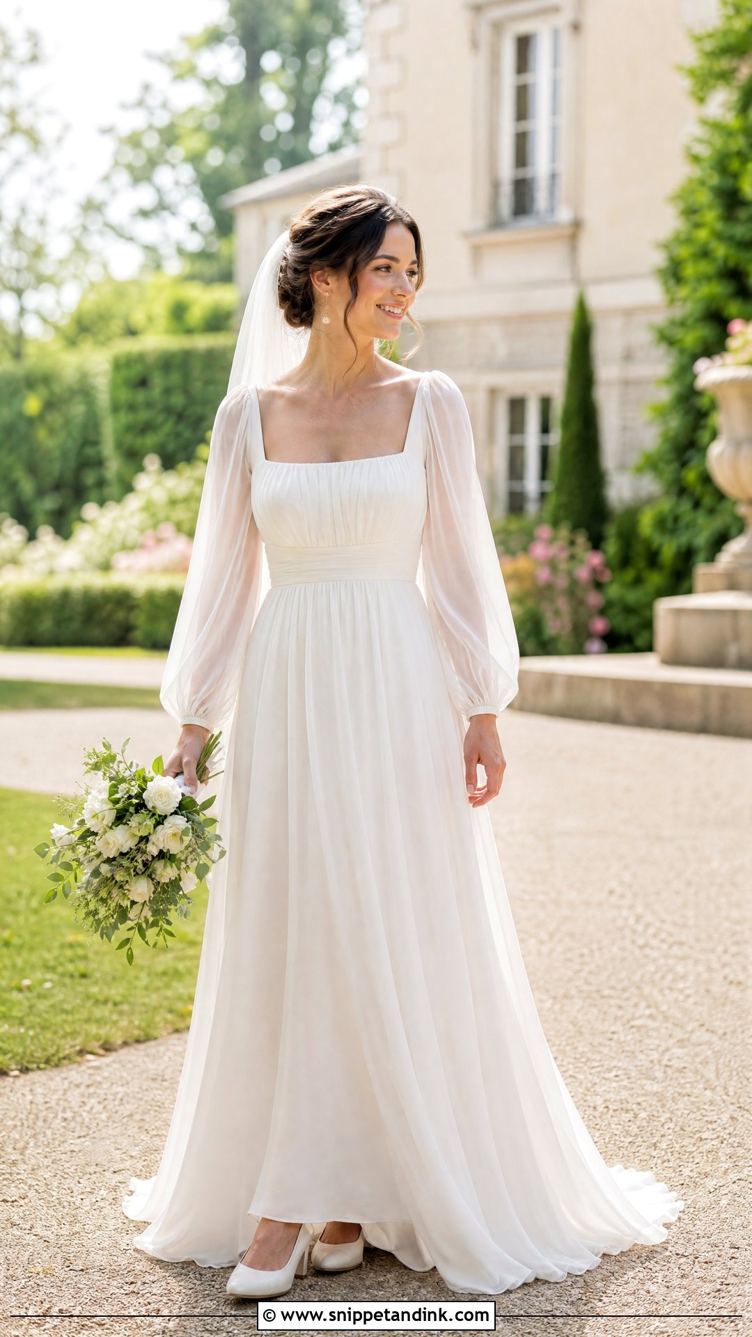 Juliet Sleeve Bride Dress - Snippet and Ink - 25 Vintage Bride Dress Ideas