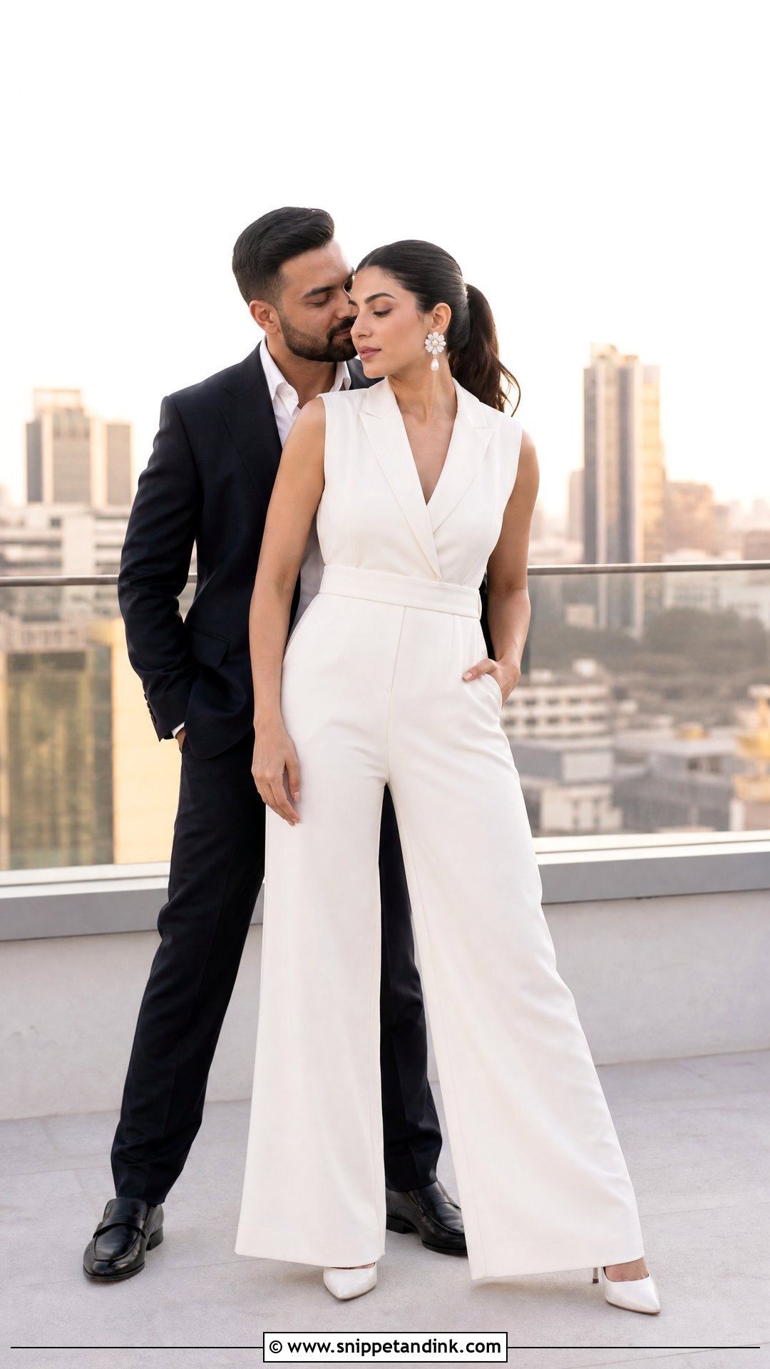 Jumpsuit Prewedding Dress - Snippet and Ink - 25 Prewedding Dress Ideas