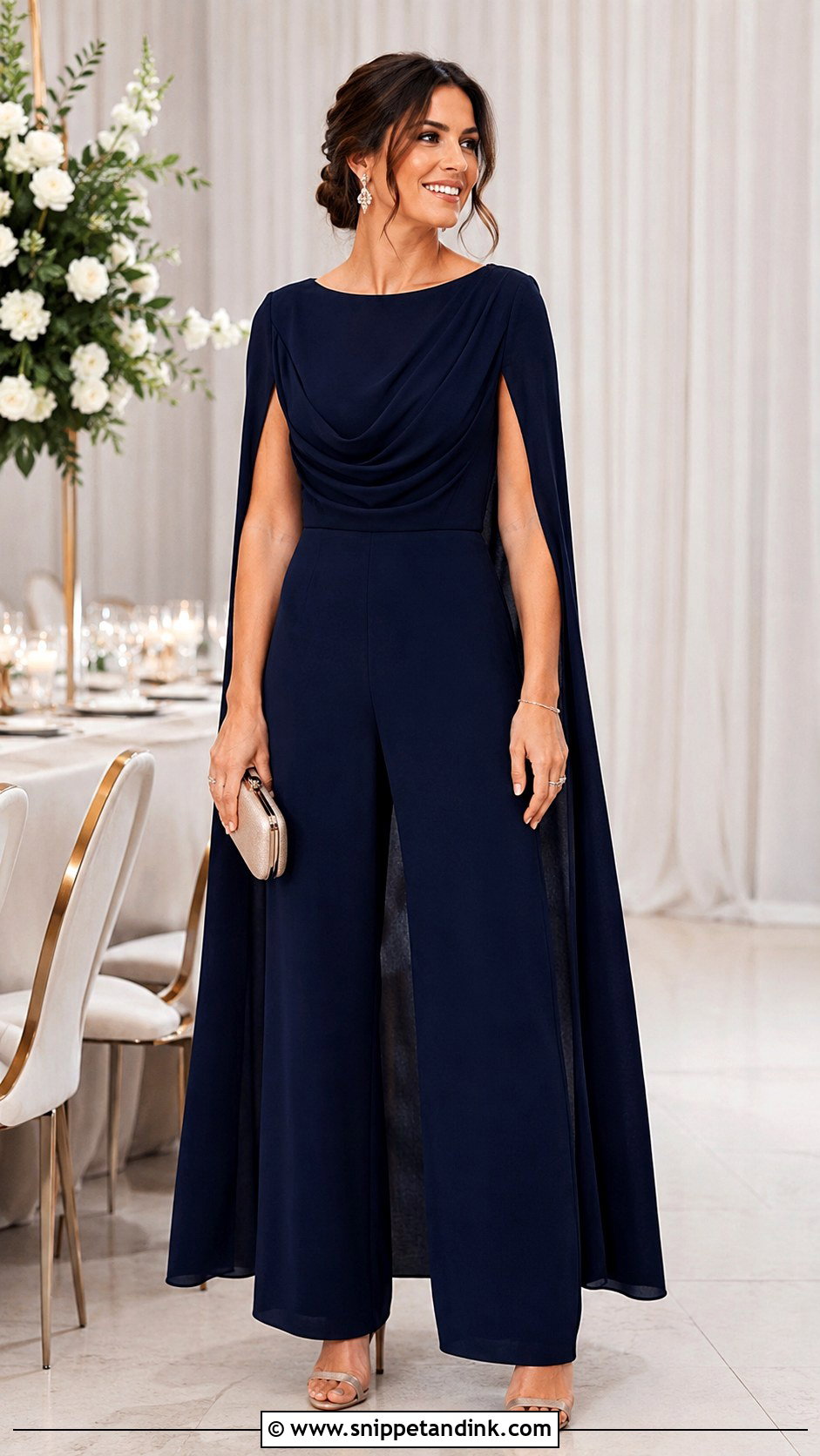 Jumpsuit Principal Sponsor Outfit - Snippet and Ink - 25 Principal Sponsor Dress for Wedding Ideas