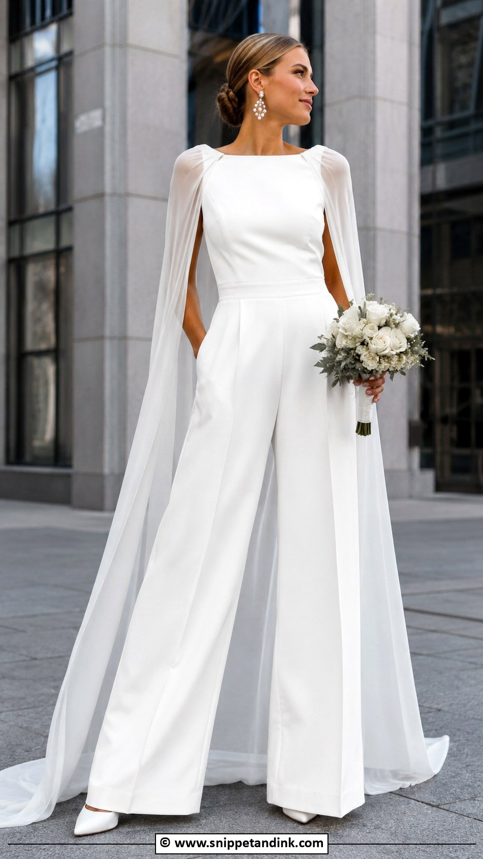 Jumpsuit Wedding Dress - Snippet and Ink - 35 Unique Wedding Dresses