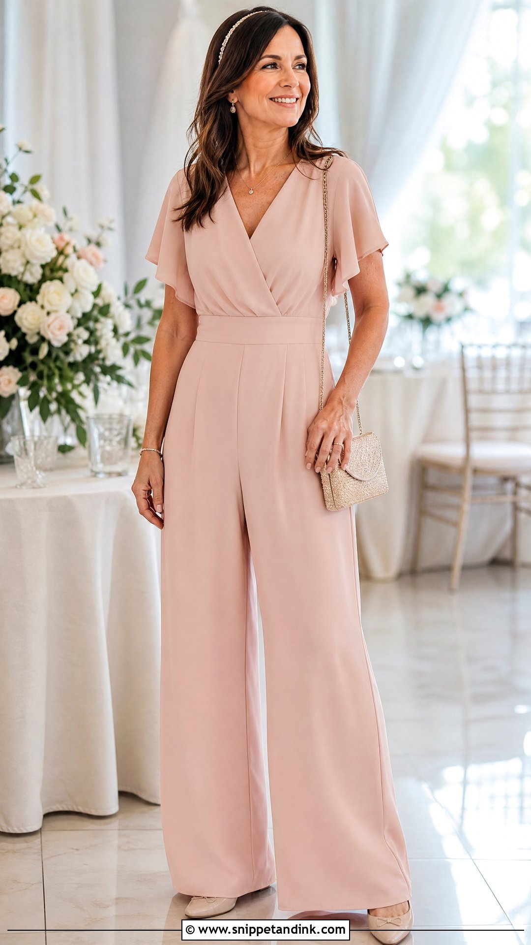 Jumpsuit Wedding Outfit - Snippet and Ink - 25 Girls Wedding Outfit Ideas