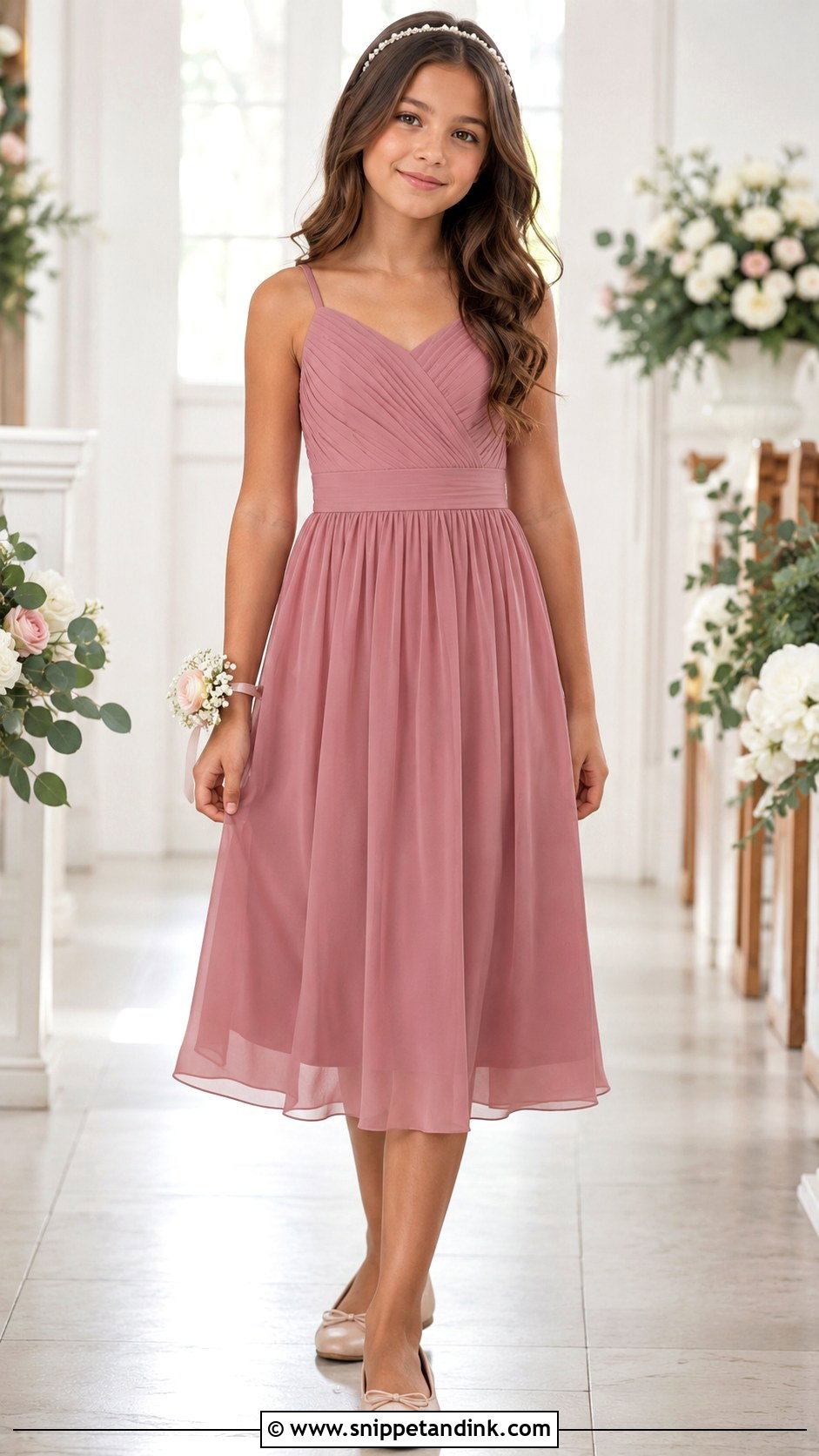 Junior Bridesmaid Dress Outfit - Snippet and Ink - 30 Kids Wedding Outfits