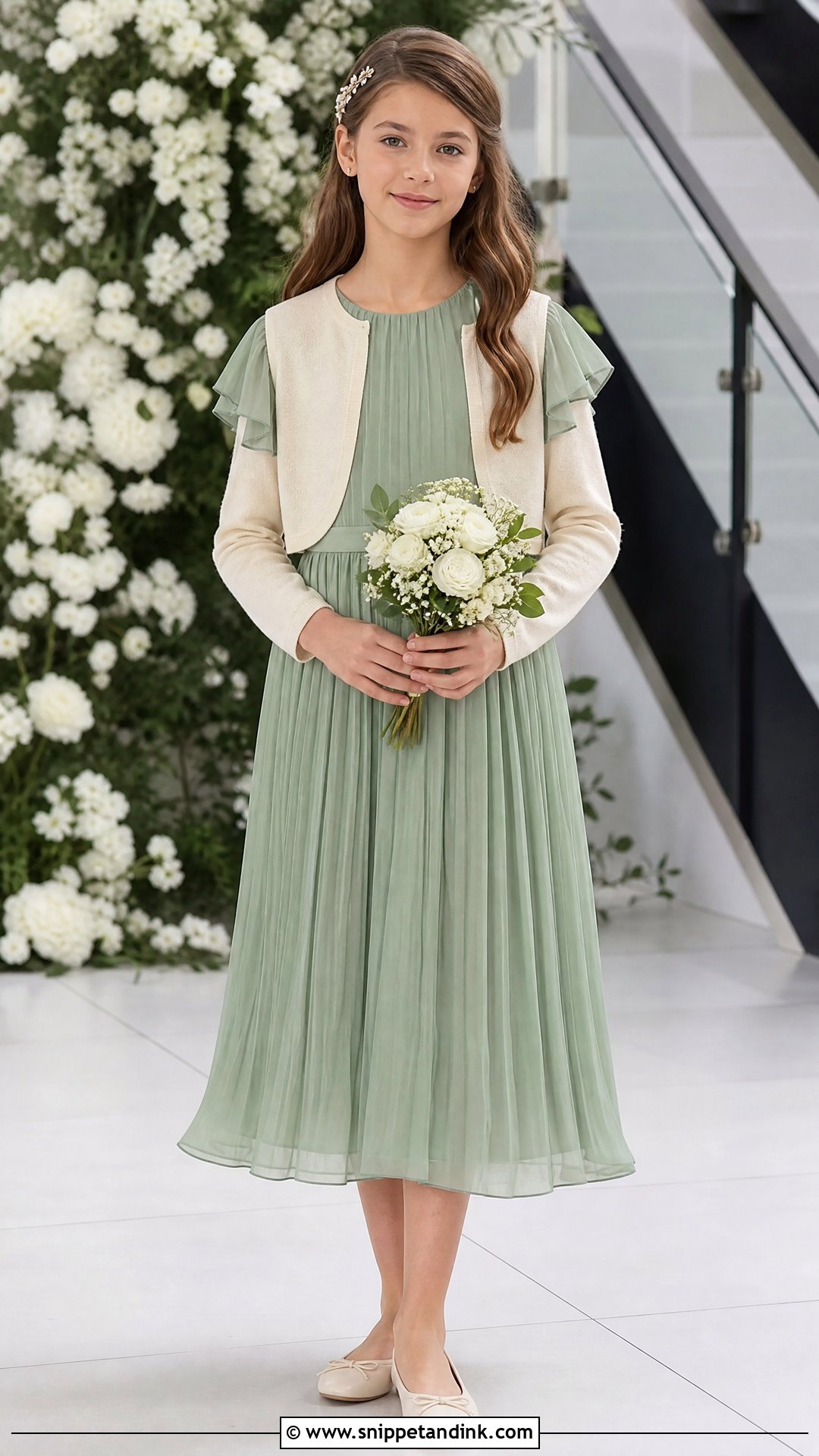 Junior Bridesmaid Wedding Dress - Snippet and Ink - 20 Wedding Dress for Kids Girl Ideas