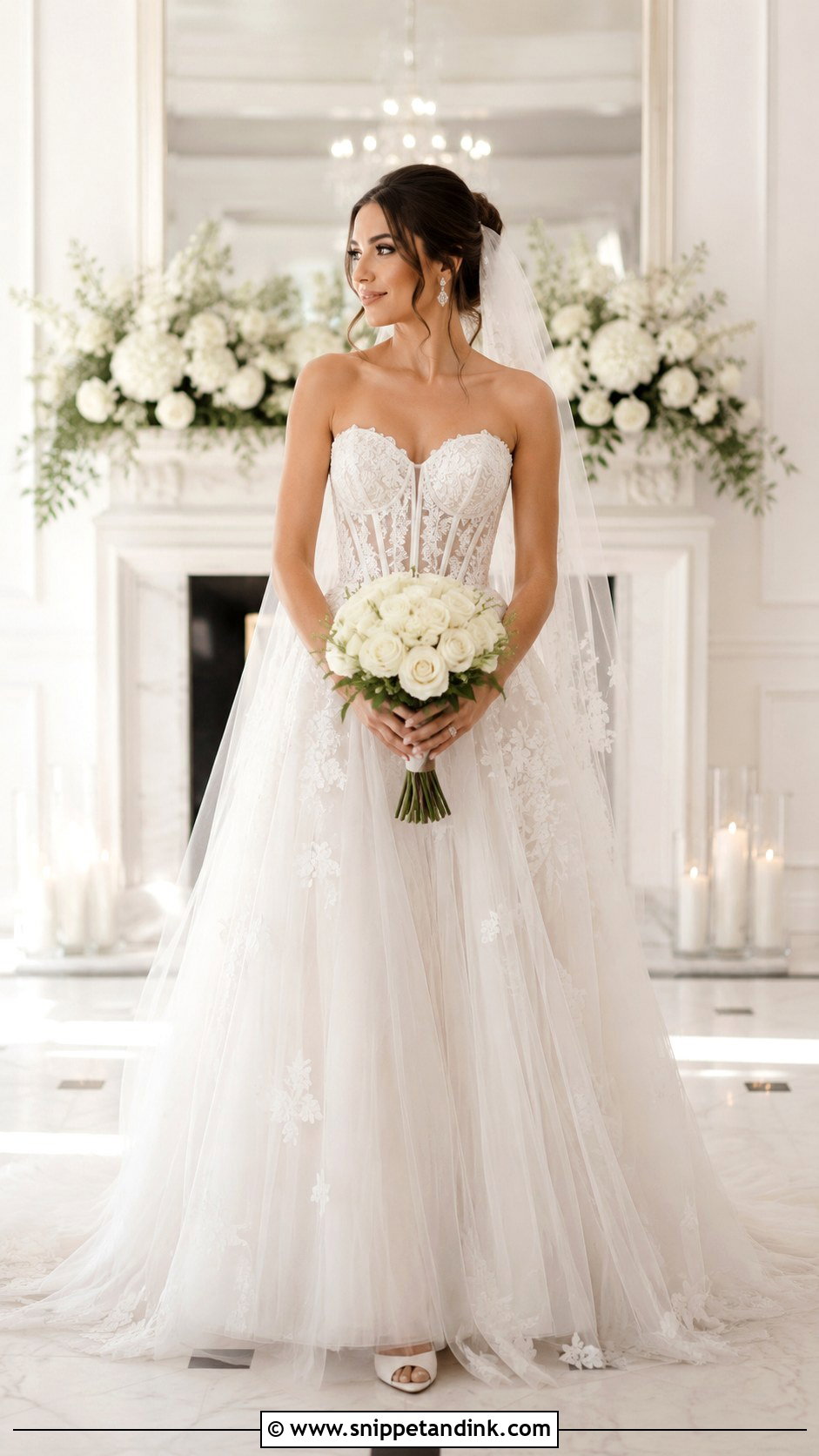 Justin Alexander Corset Bodice Wedding Dress - Snippet and Ink - 25 Justin Alexander Wedding Dress Ideas