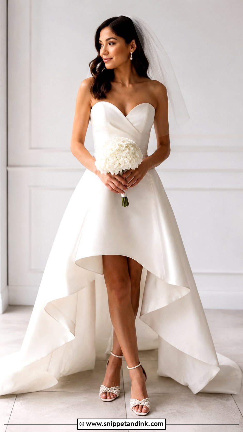 Justin Alexander High Low Wedding Dress - Snippet and Ink - 25 Justin Alexander Wedding Dress Ideas