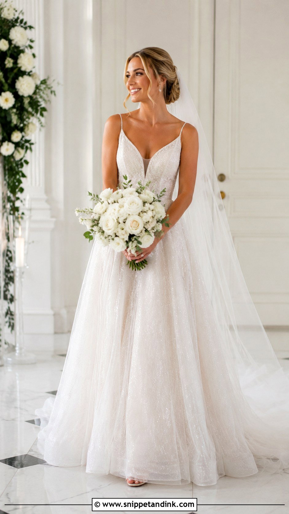 Justin Alexander Sparkle Tulle Wedding Dress - Snippet and Ink - 25 Justin Alexander Wedding Dress Ideas