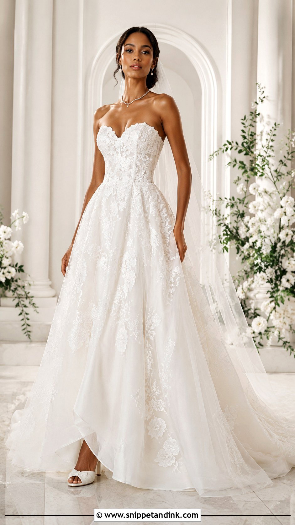 Justin Alexander Strapless Wedding Dress - Snippet and Ink - 25 Justin Alexander Wedding Dress Ideas