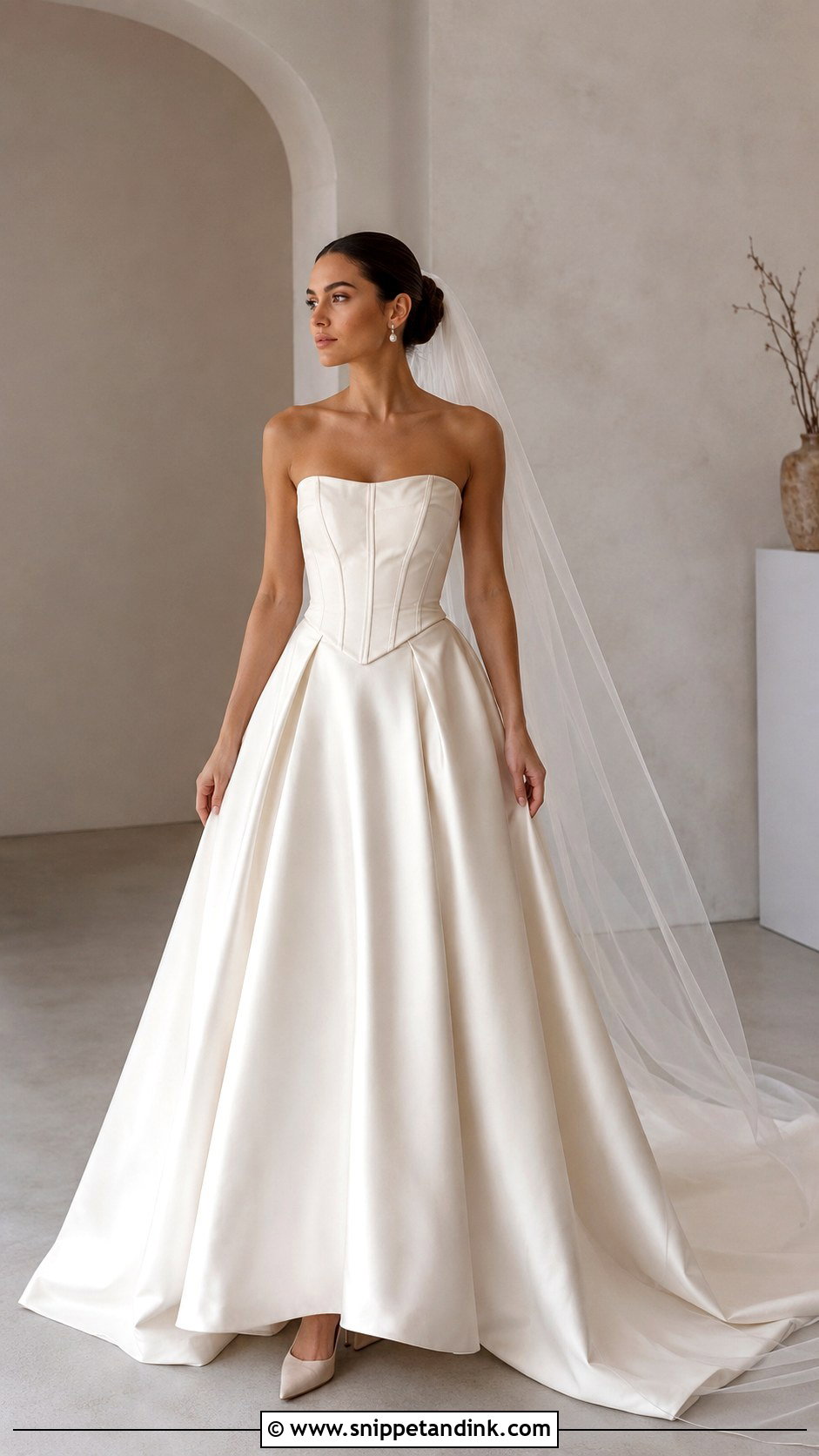 KYHA Bridal Separates With Corset And Full Skirt - Snippet and Ink - 20 Khya Studios Wedding Dress Ideas